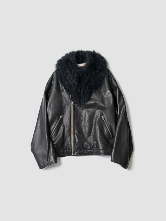 barbell object / f/l jkt -BLACK