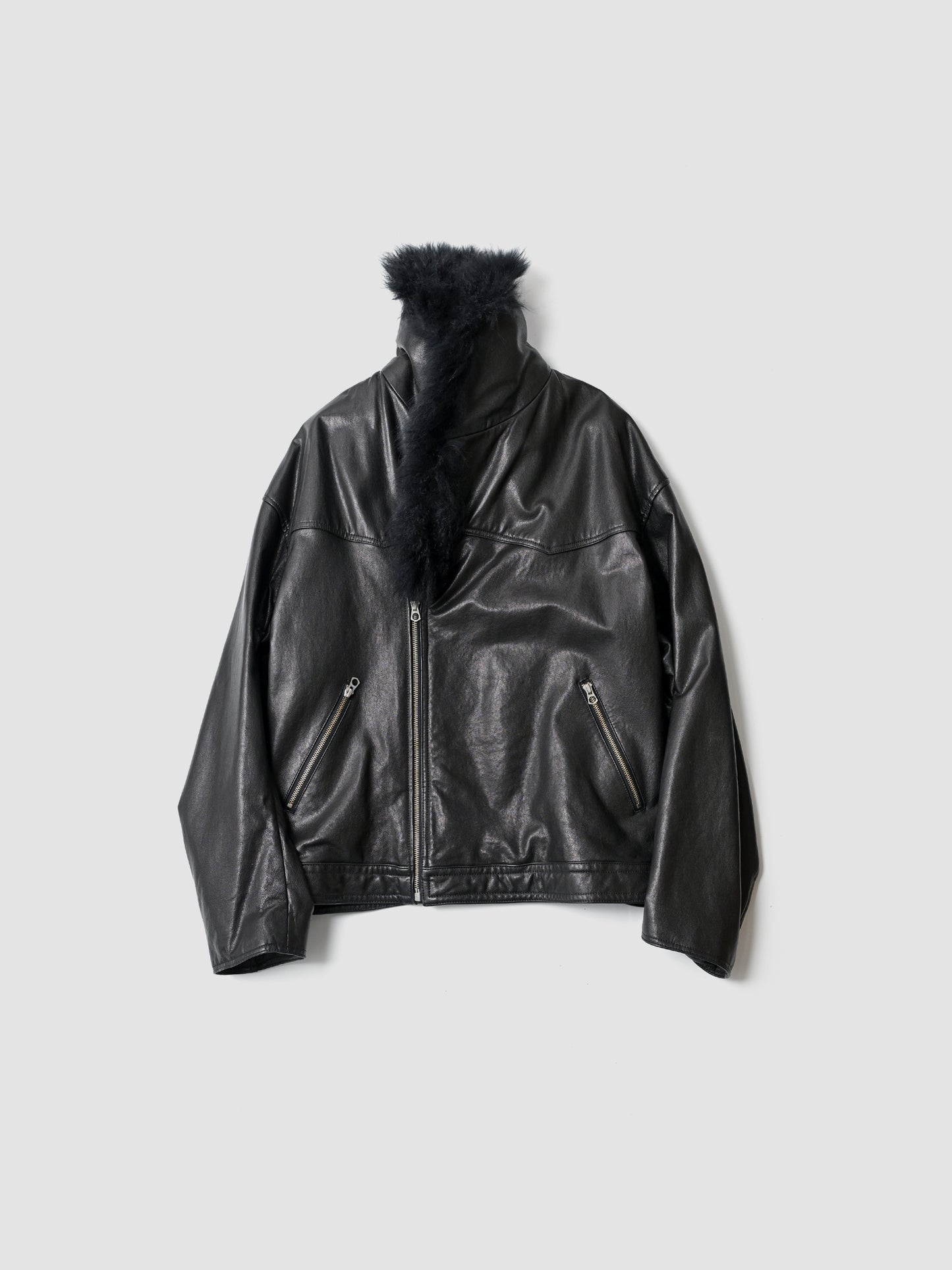 barbell object / f/l jkt -BLACK