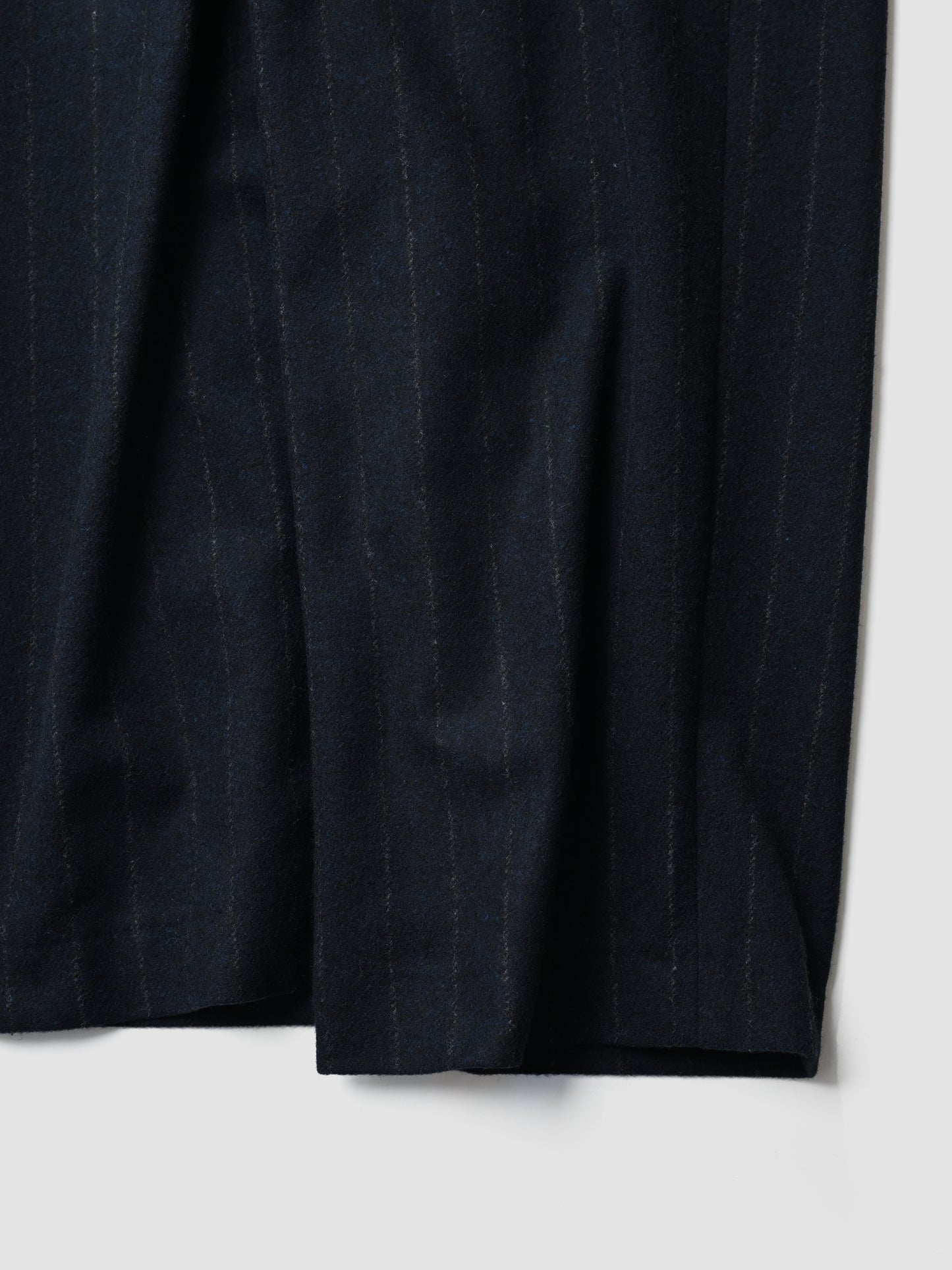M's braque / TUCKED BAGGY PANTS -NAVY STRIPE