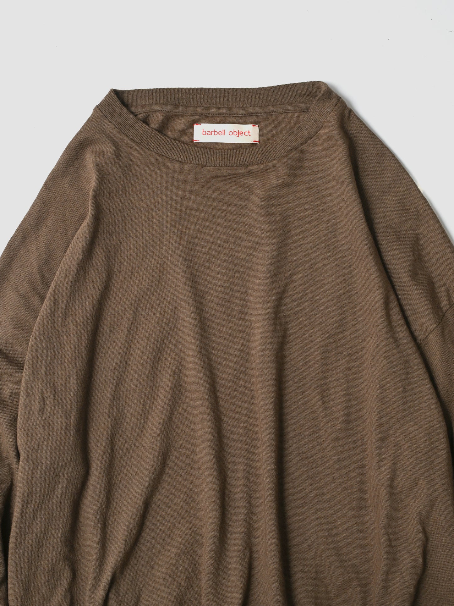 barbell object / bo top (loose) -KHAKI