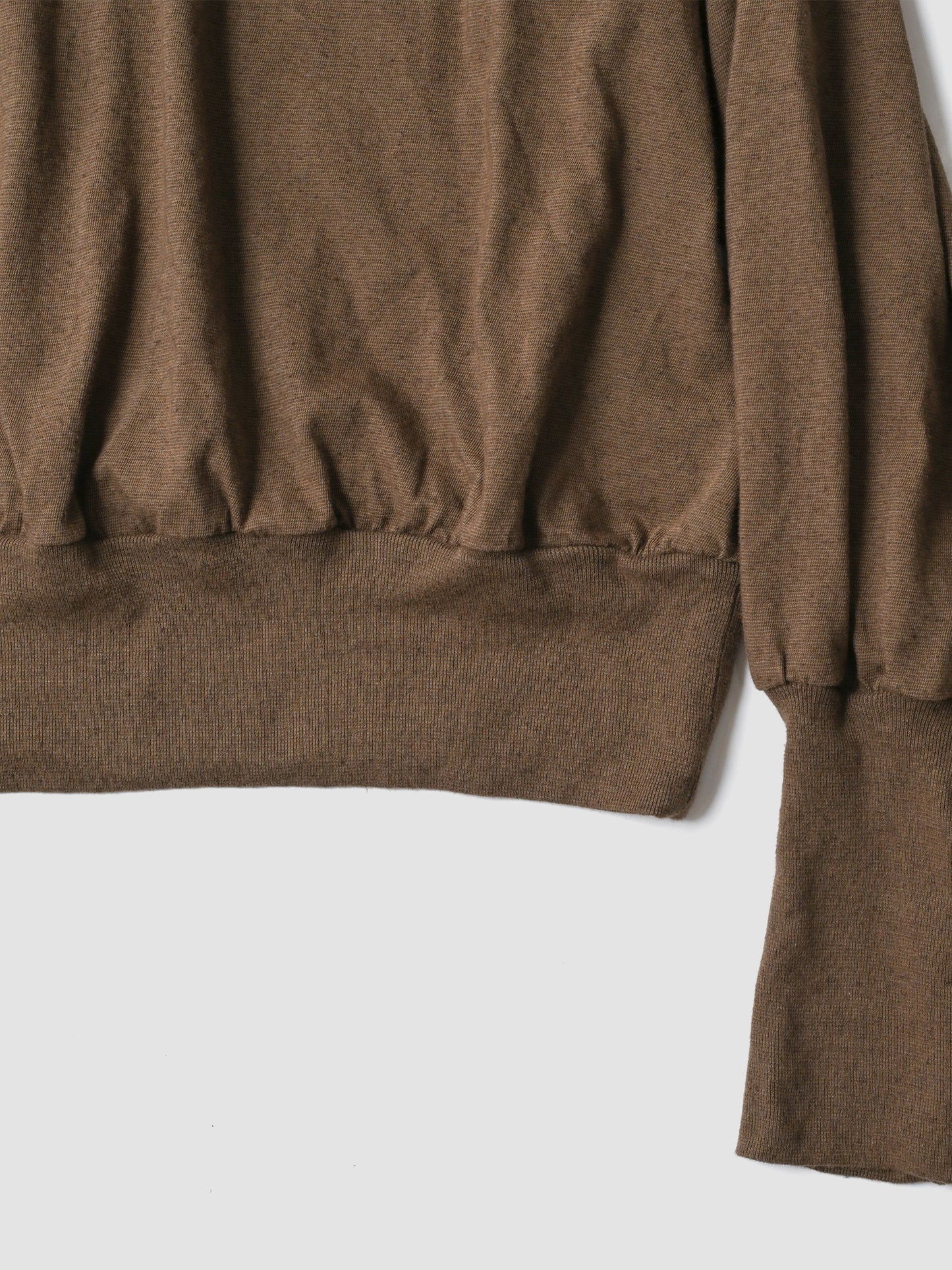 barbell object / bo top (loose) -KHAKI