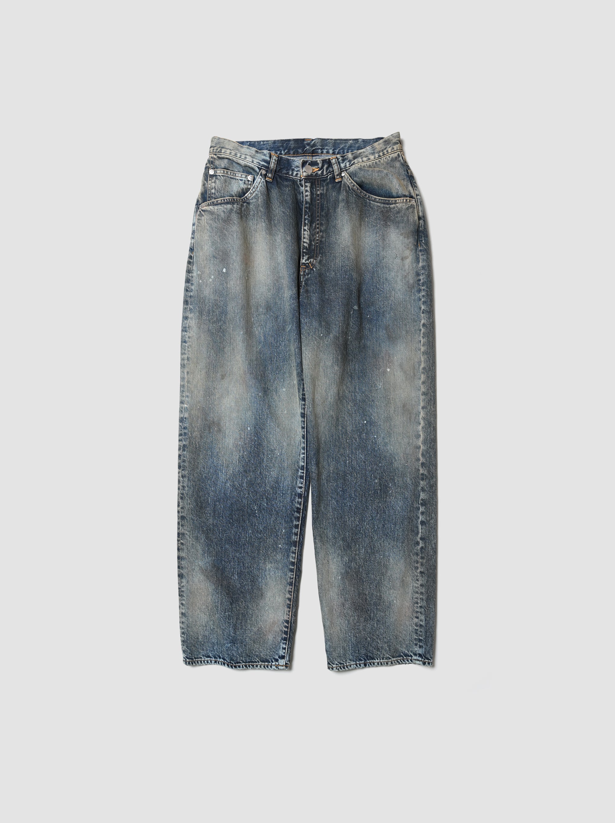 ANCELLM - Aging Tapered 5P Denim Pants | HBX