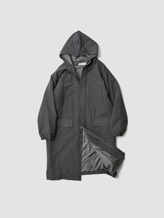 barbell object / padded coat -BLACK