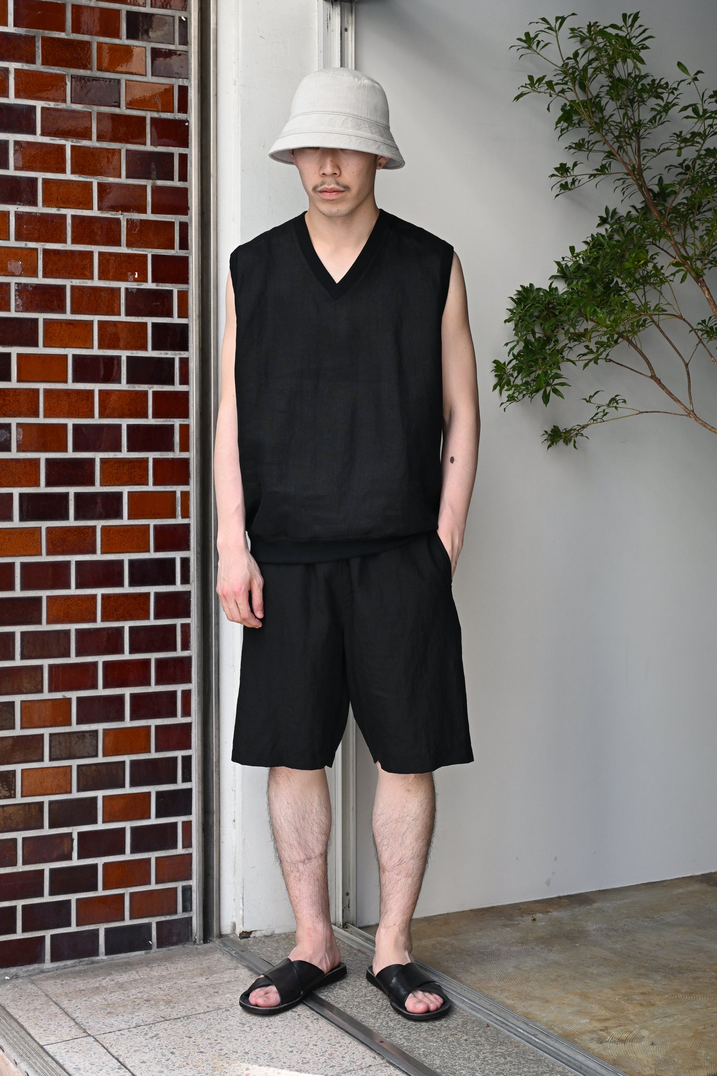 K.ITO / LINEN EASY SHORTS