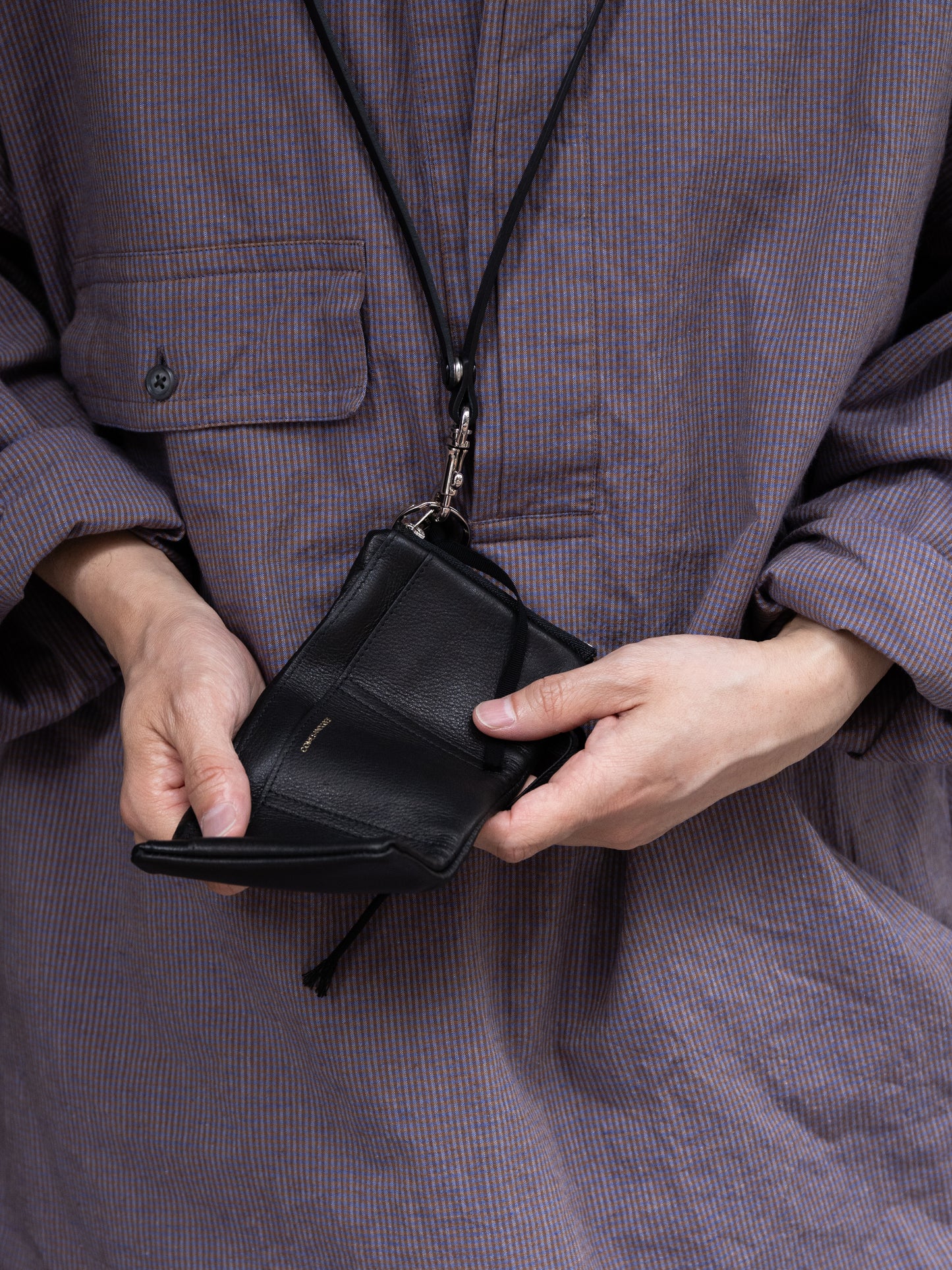 COMESANDGOES / COMES WALLET & KEYCHAIN -BLACK