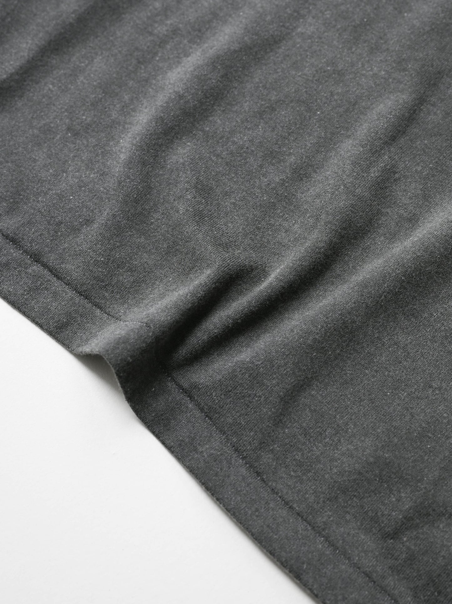 ANCELLM / UNEVENNESS LS T-SHIRT -BLACK