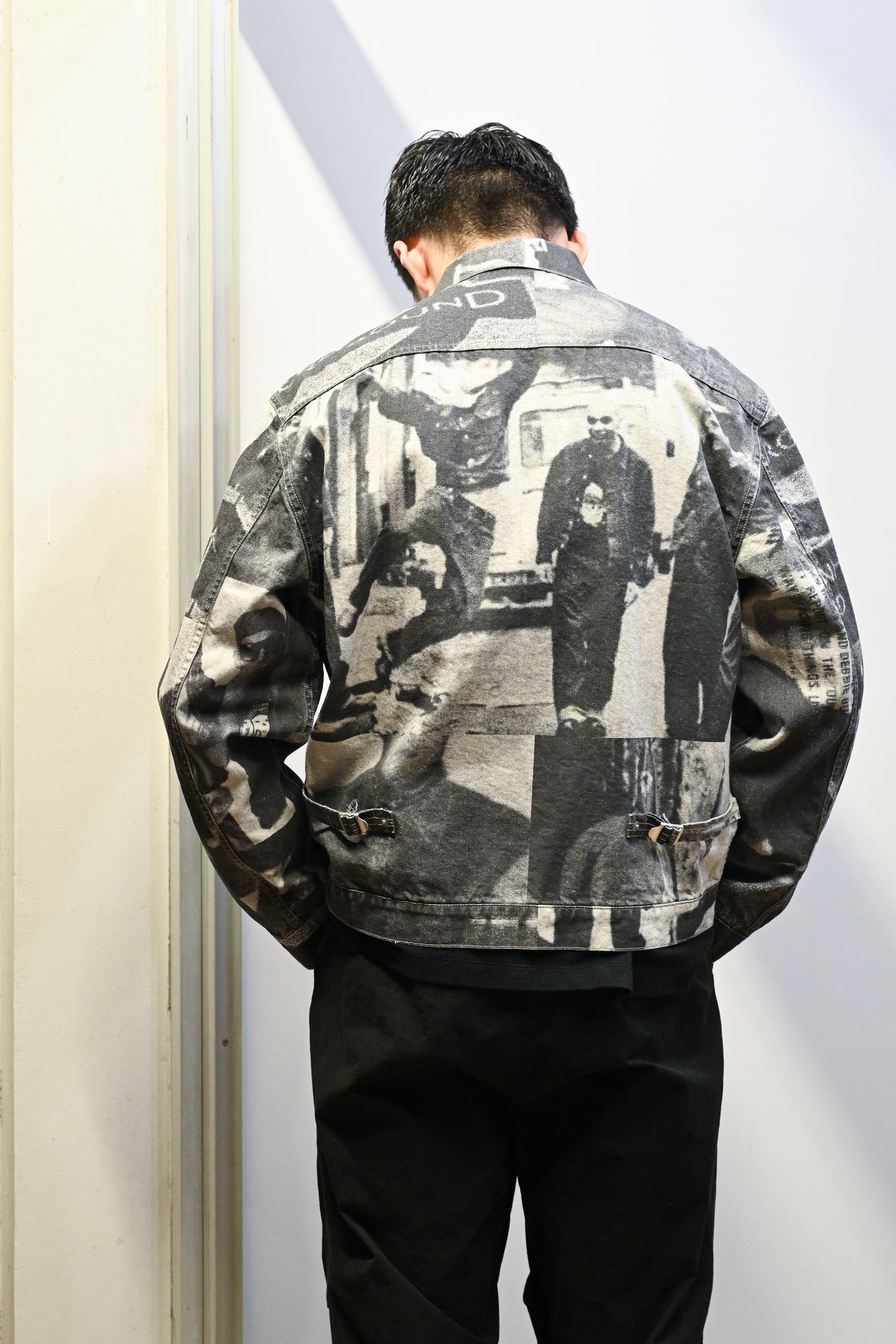 The DUFFER N NEPHEWS / PICTURE PRINT DENIM JACKET