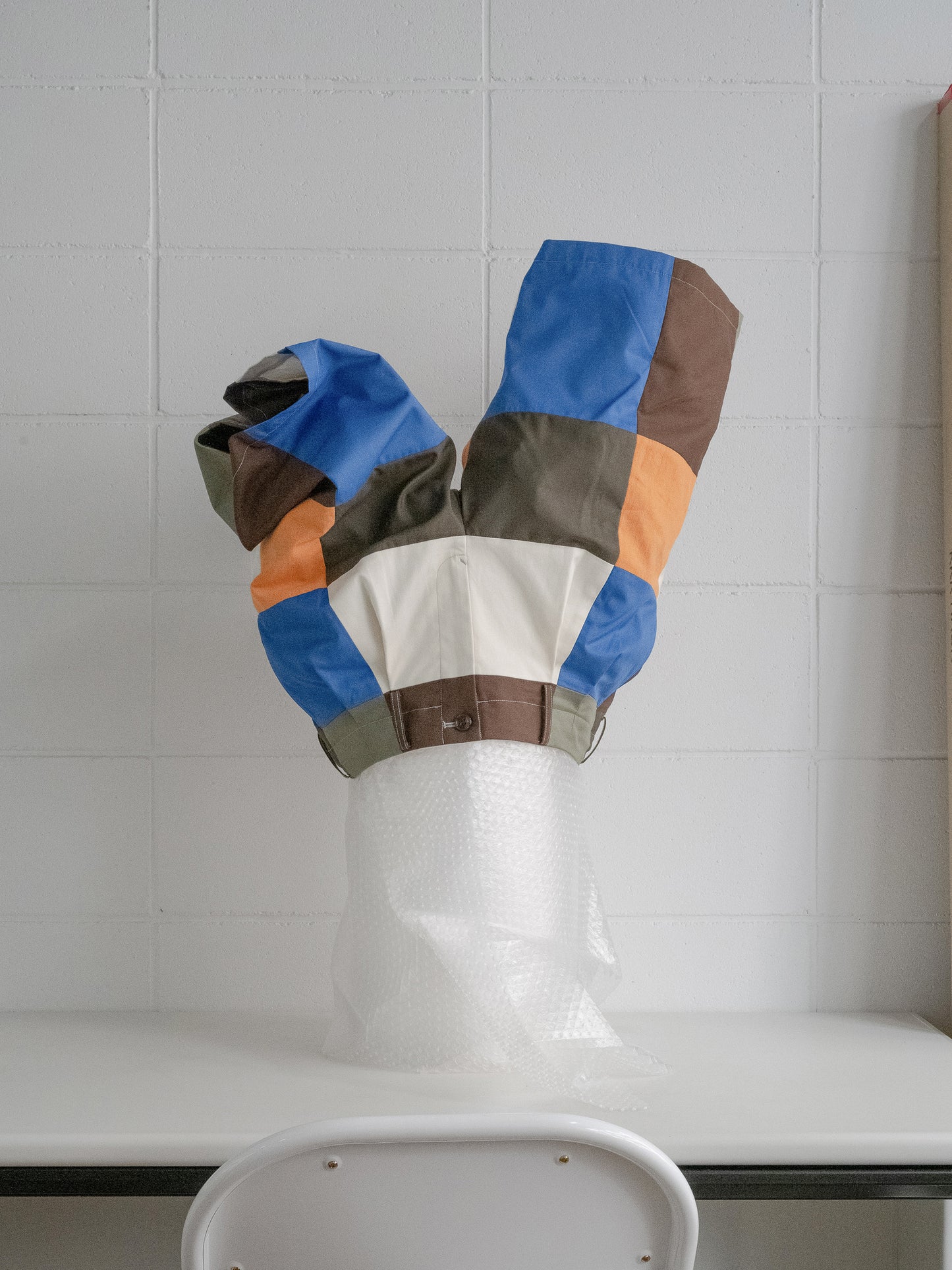 A MACHINE / Mosaic Klee Shorts -Blühender baum(Blue)