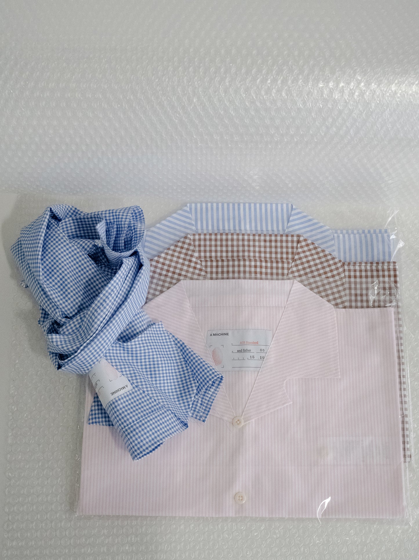 A MACHINE / Meifuku Scarf -Pink Stripe