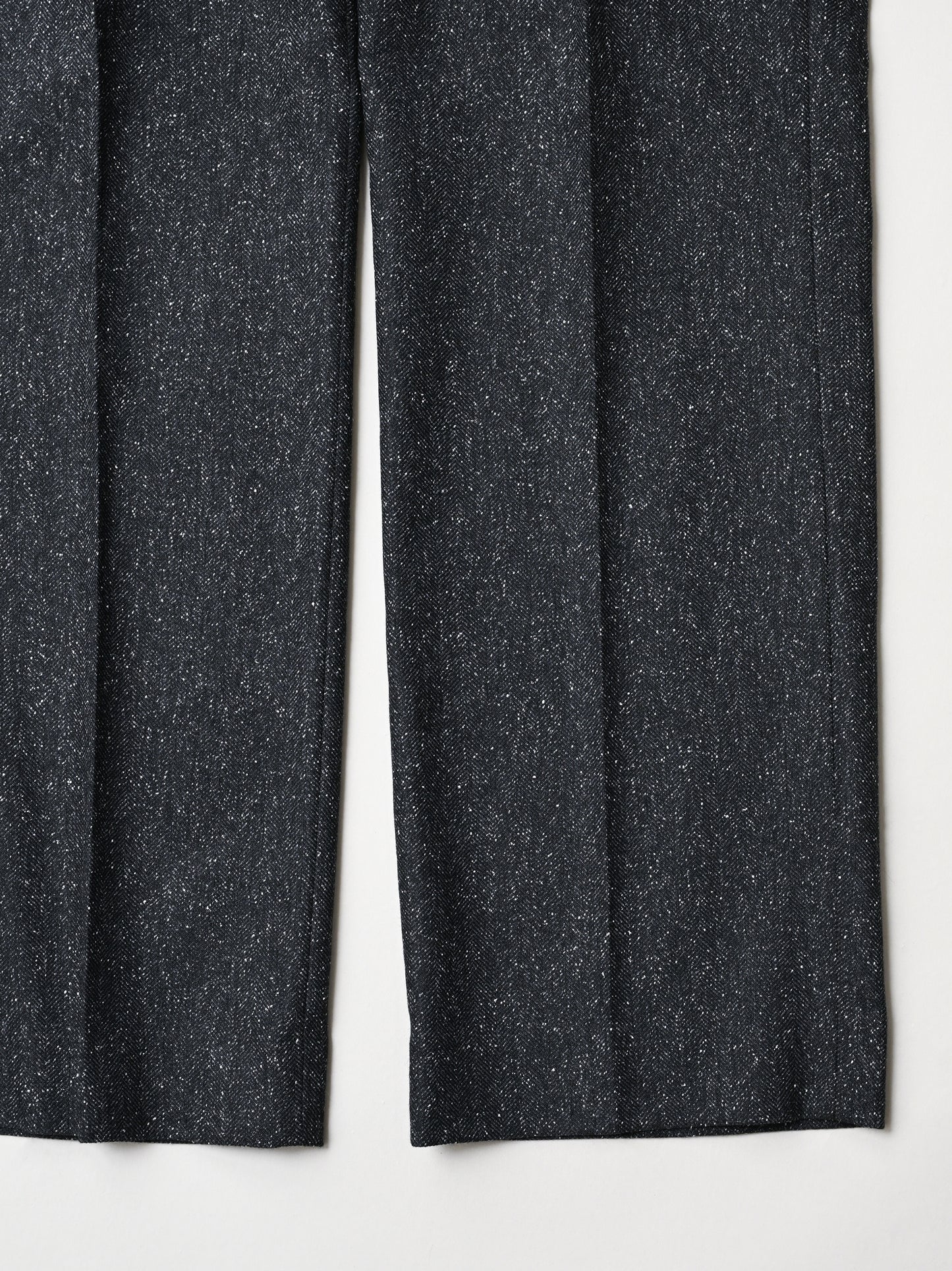 M's braque / COSTUME ONE TUCK DRESS PANTS -GREY MIX