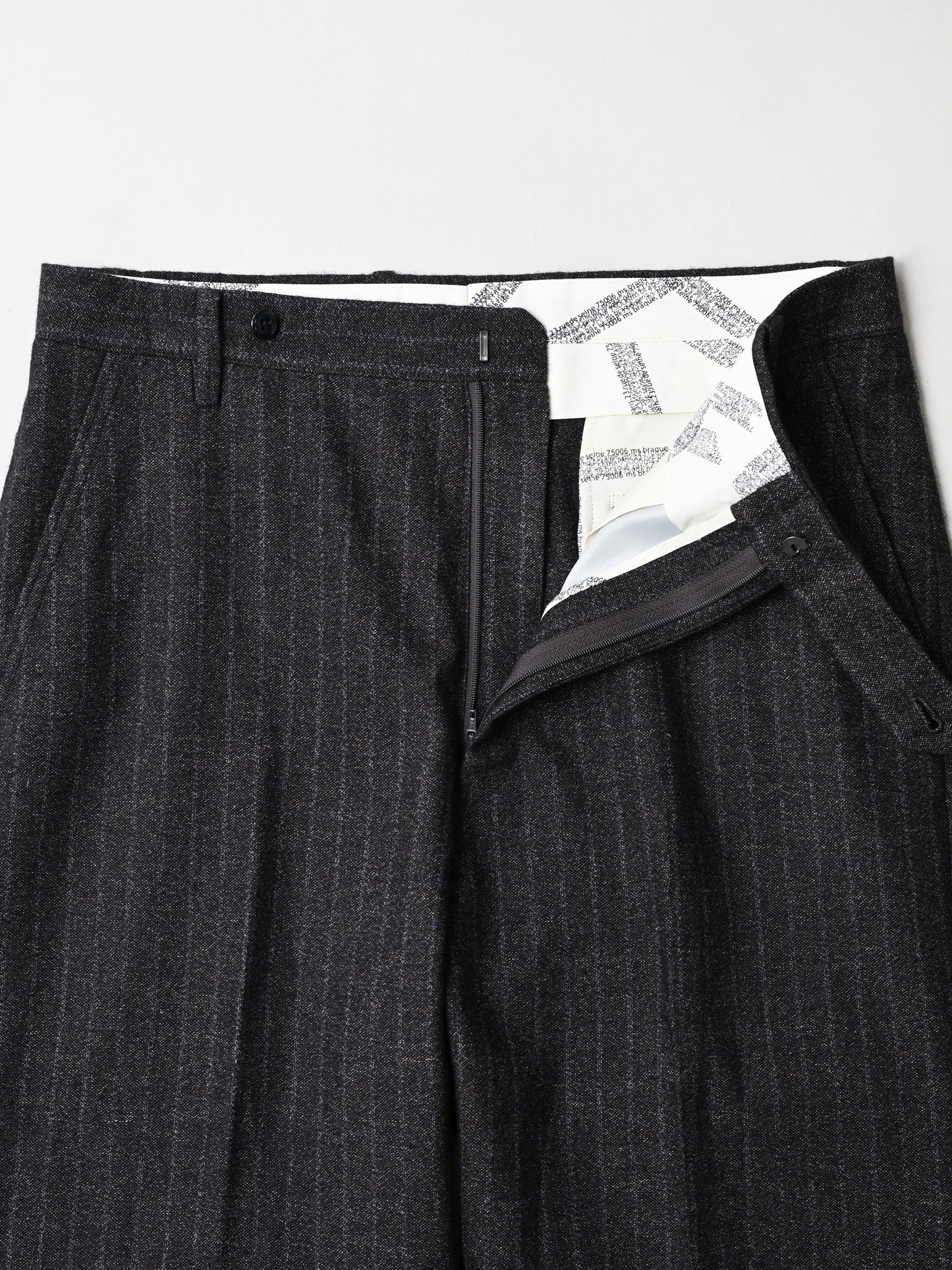 M's braque / FLAIR PANTS -MIX BROWN