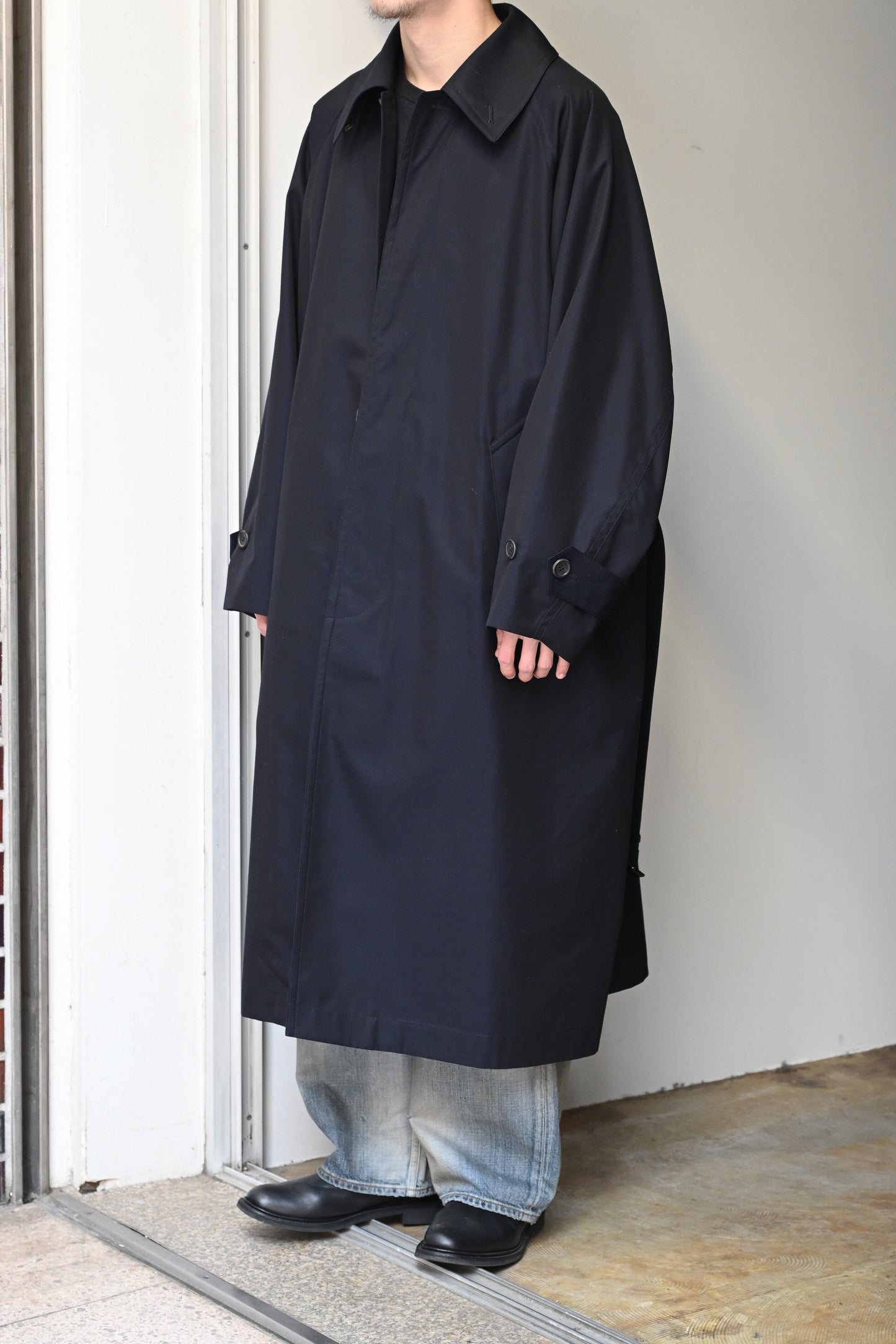 ANTOS. / Trench Coat -NAVY