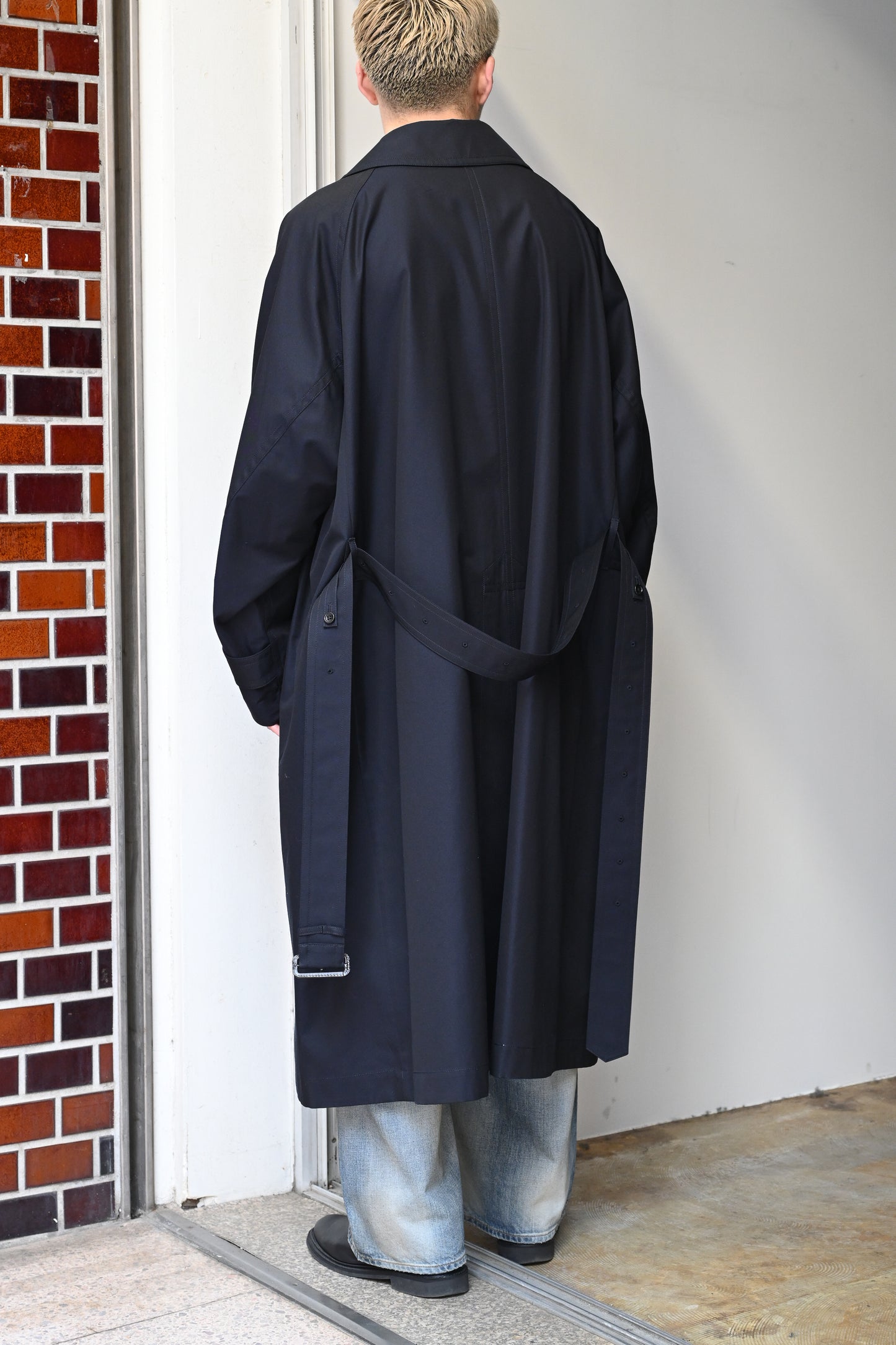 ANTOS. / Trench Coat -NAVY