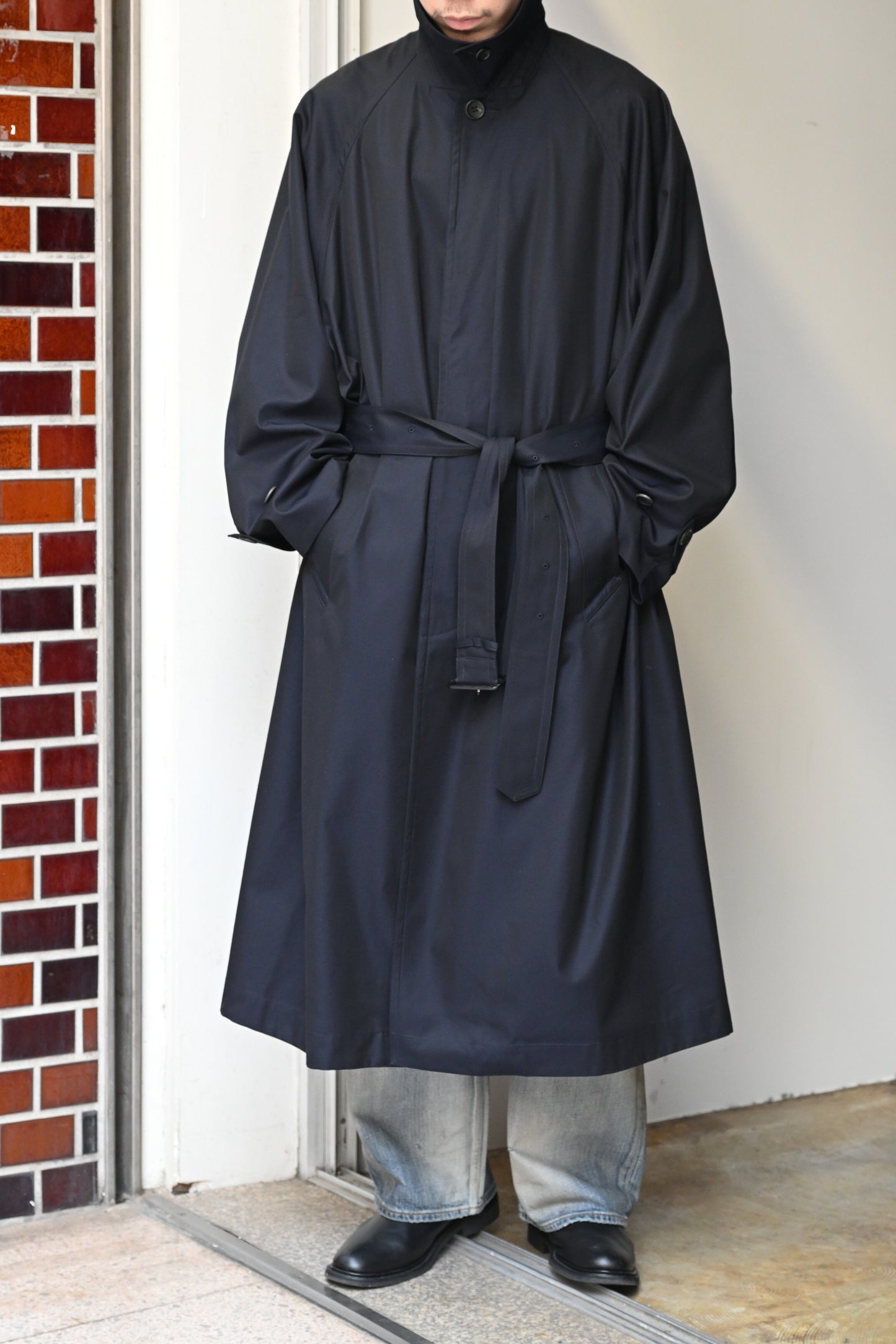 ANTOS. / Trench Coat -NAVY