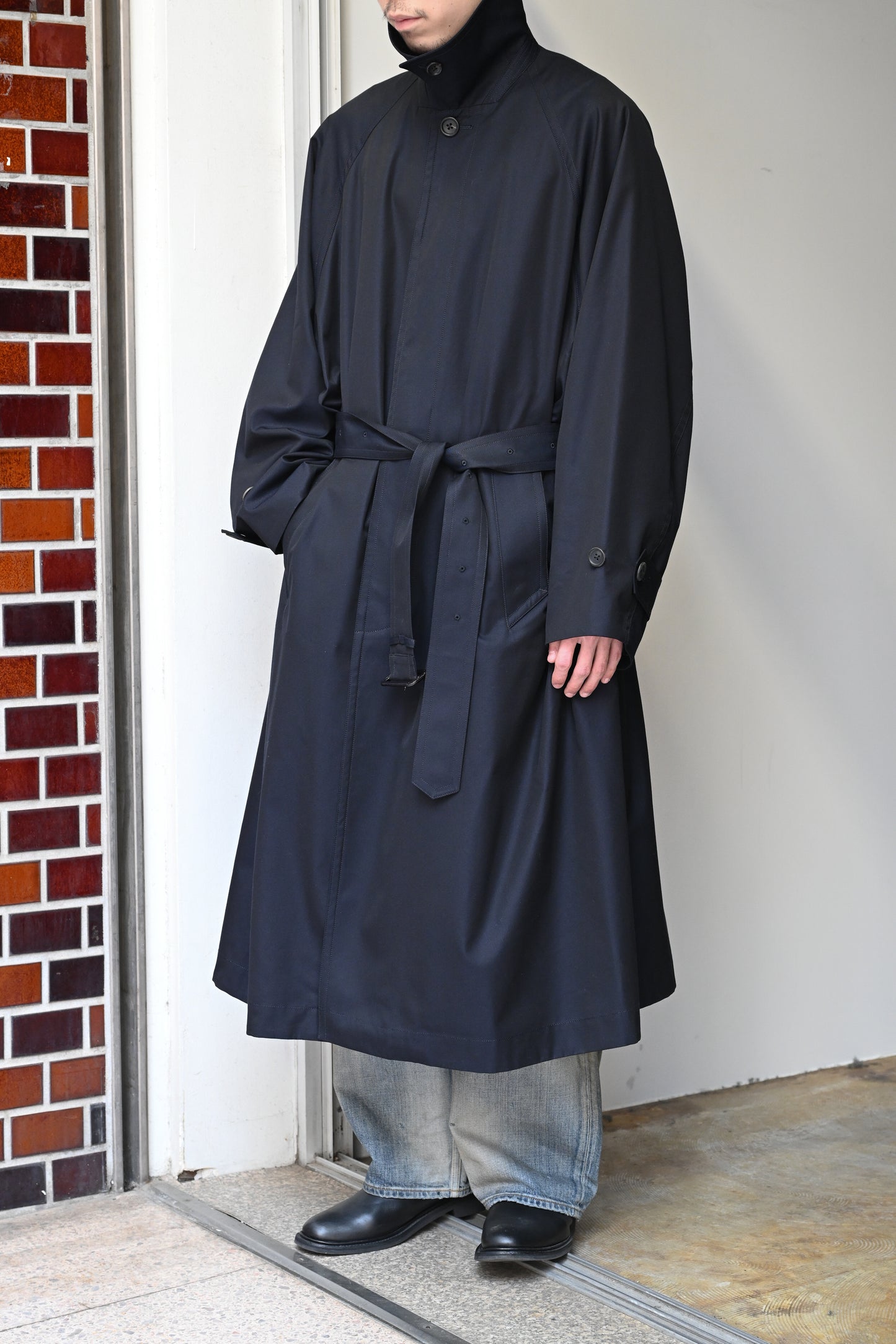 ANTOS. / Trench Coat -NAVY