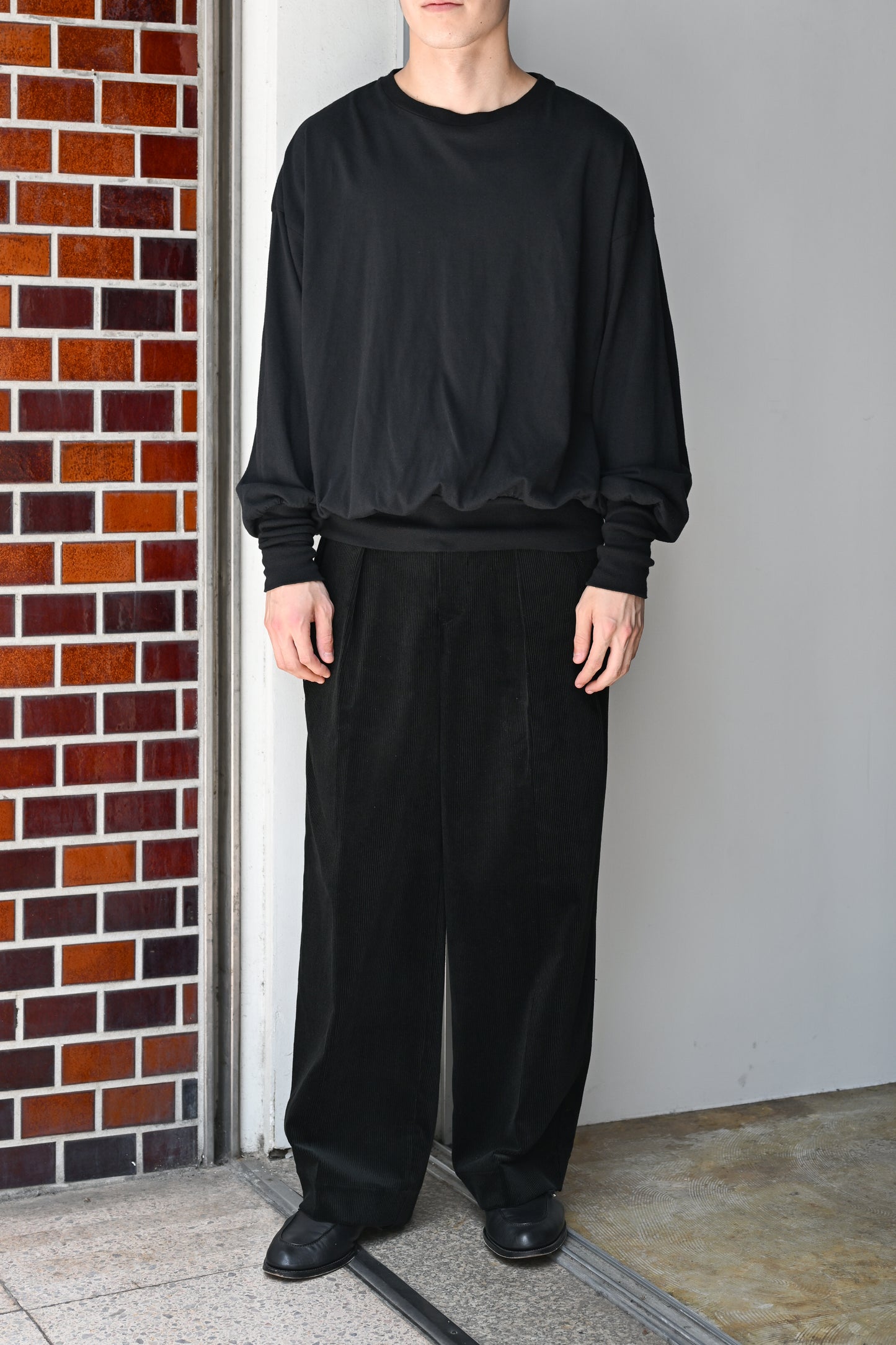 barbell object / bo top (free) -BLACK