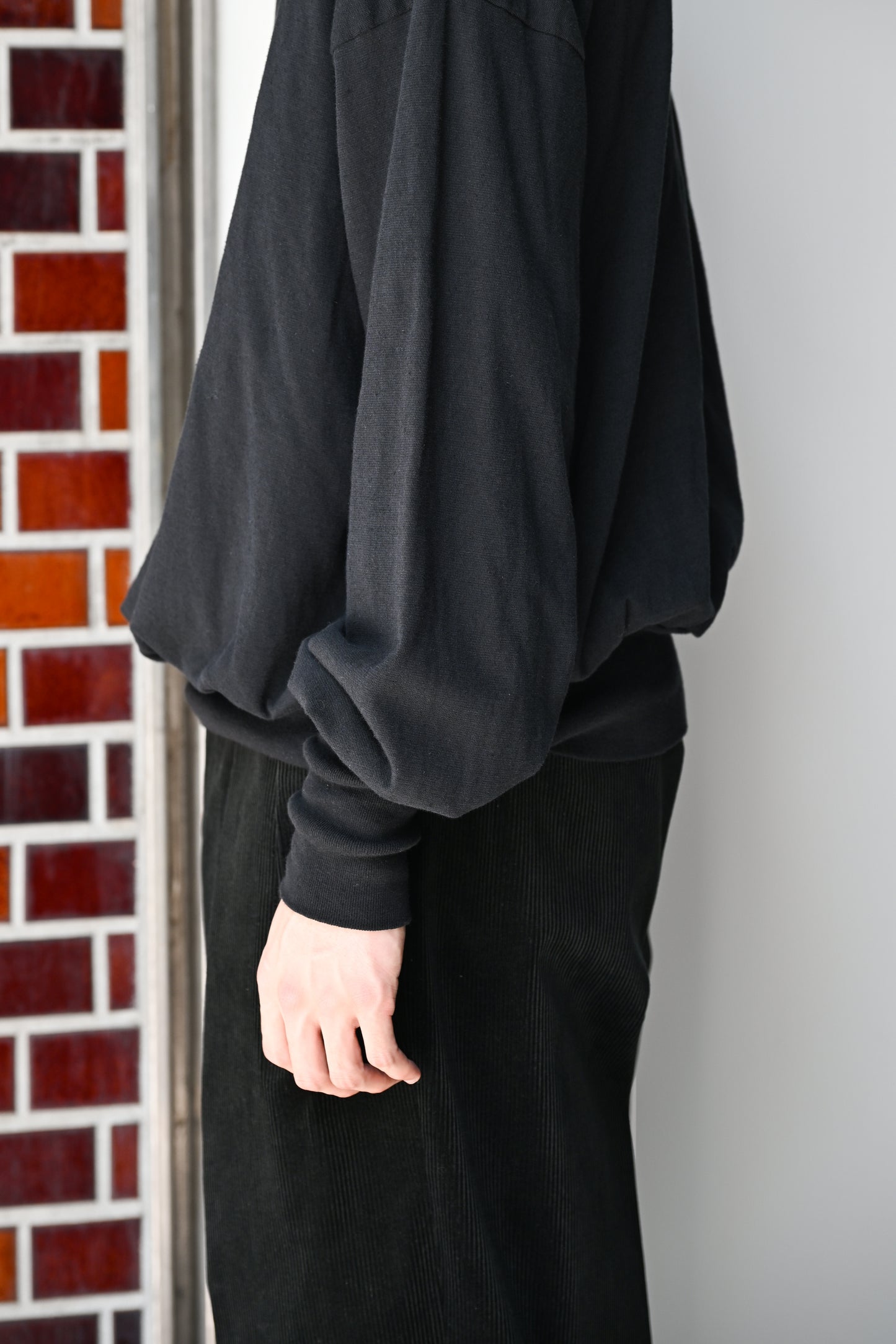 barbell object / bo top (free) -BLACK