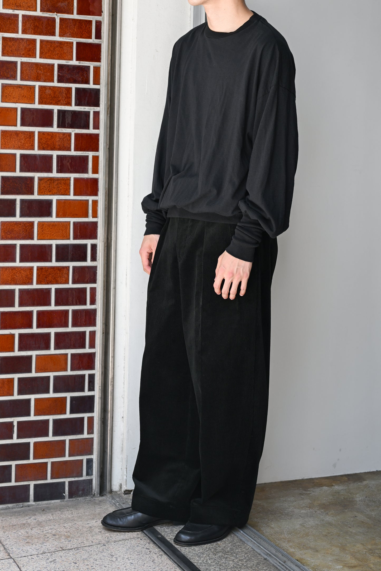 barbell object / bo top (loose) -BLACK