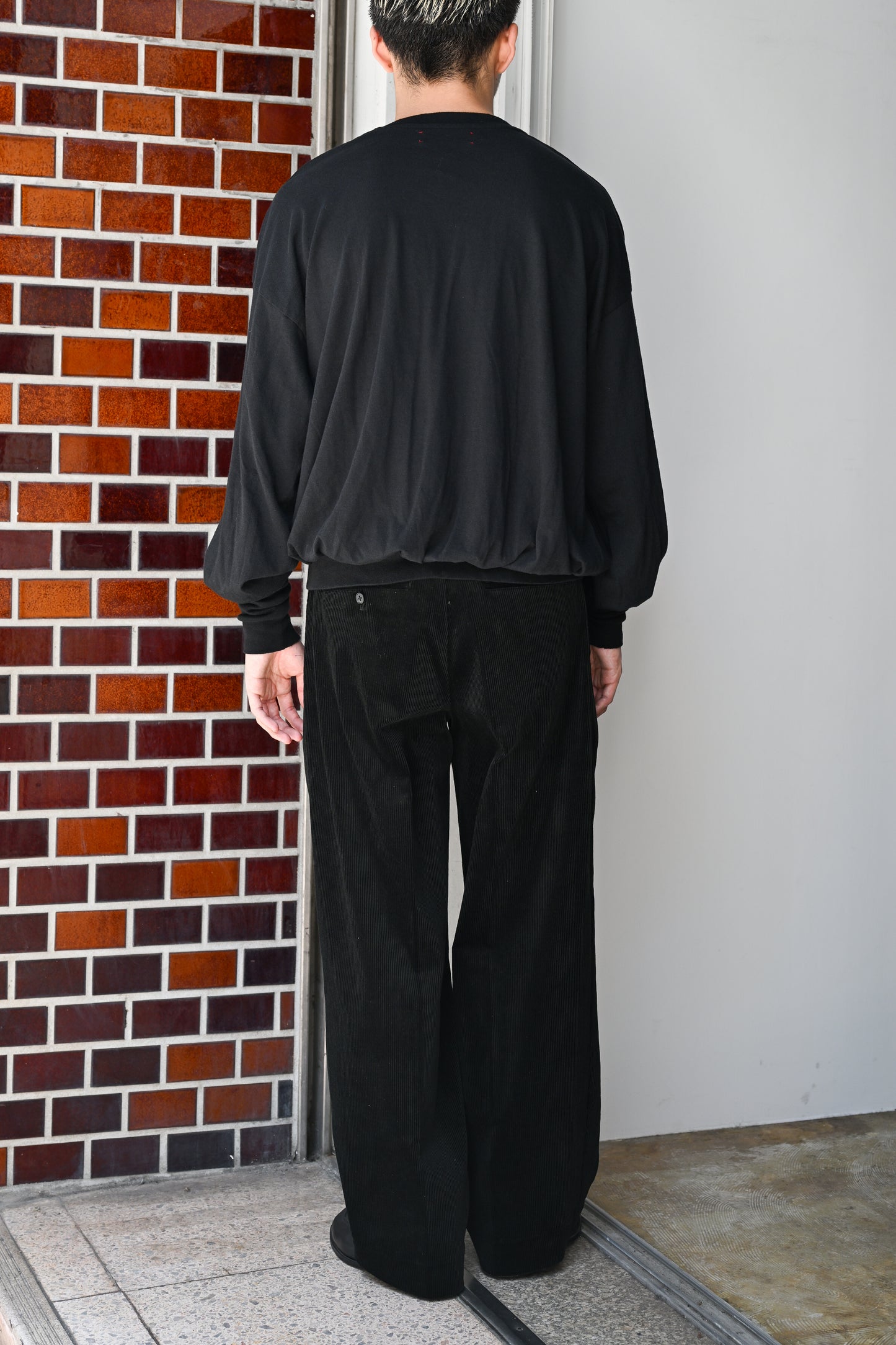 barbell object / bo top (loose) -BLACK