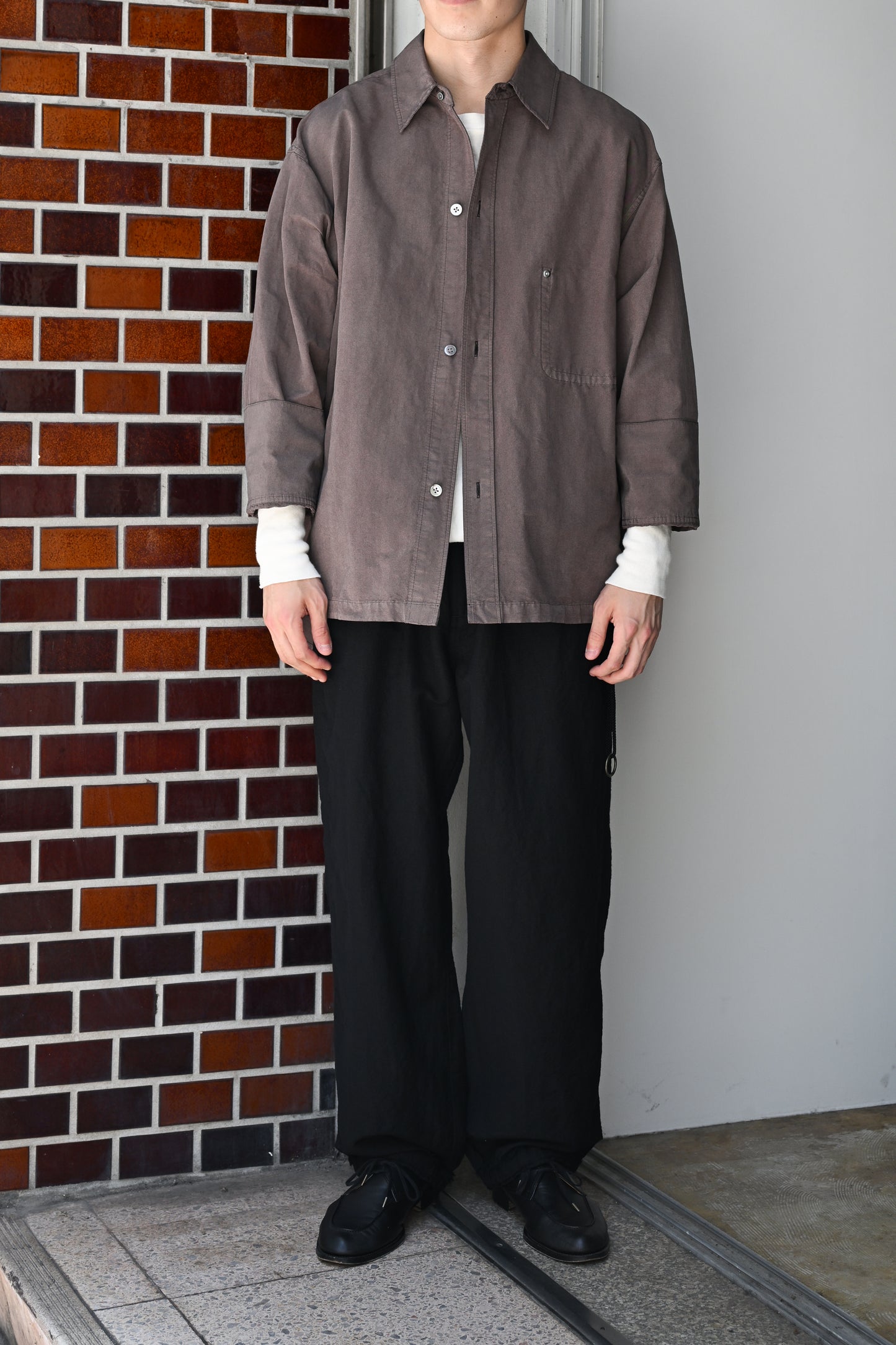 barbell object / dw sh -BROWN