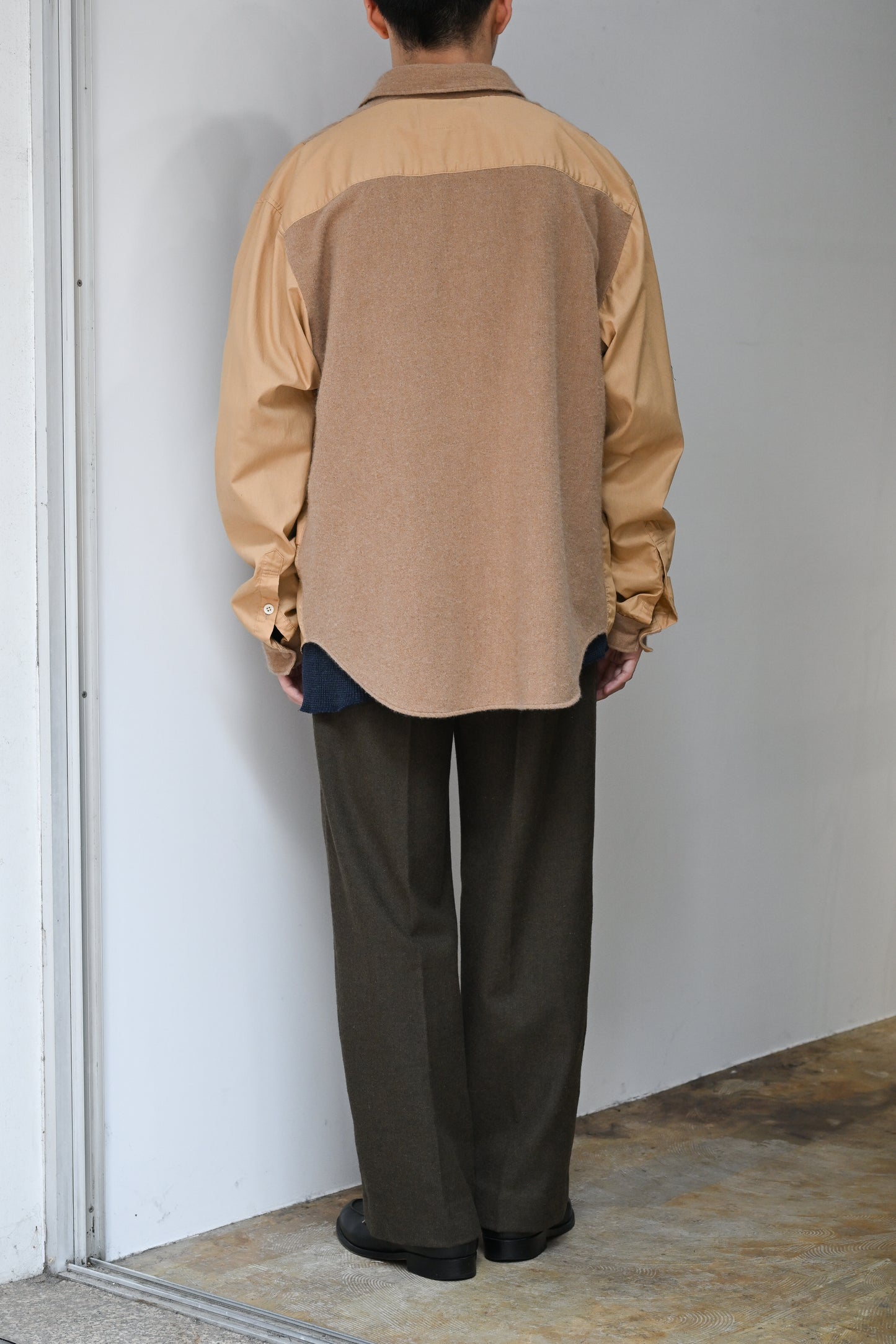 A MACHINE / Lame Trousers in imitation of “Henry IV” (Henry IV) -KHAKI
