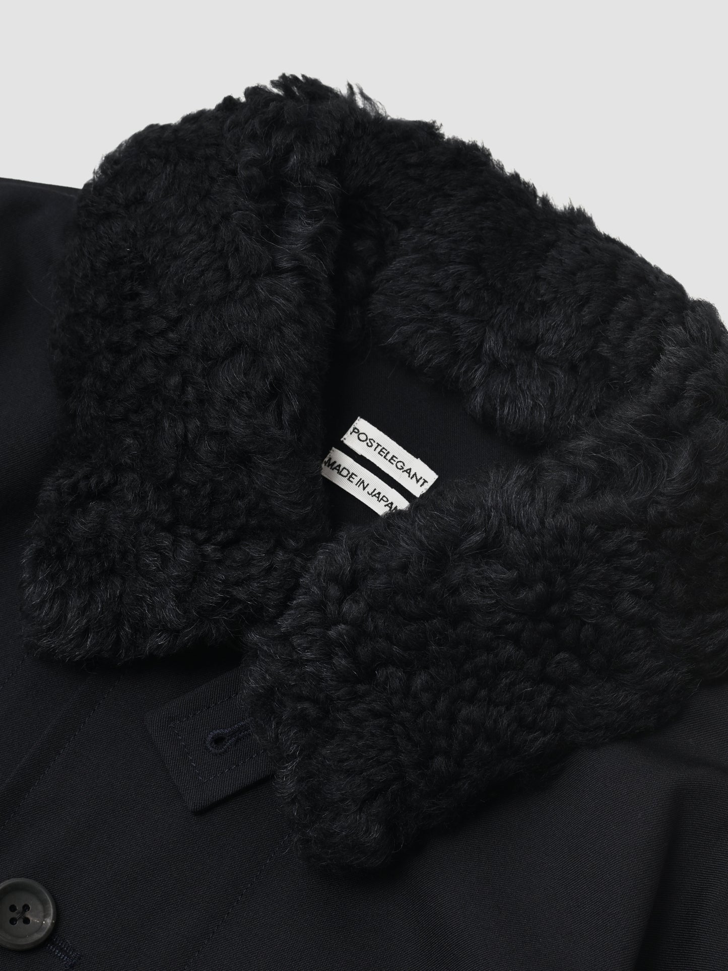 POSTELEGANT / Wool Blouson -NAVY