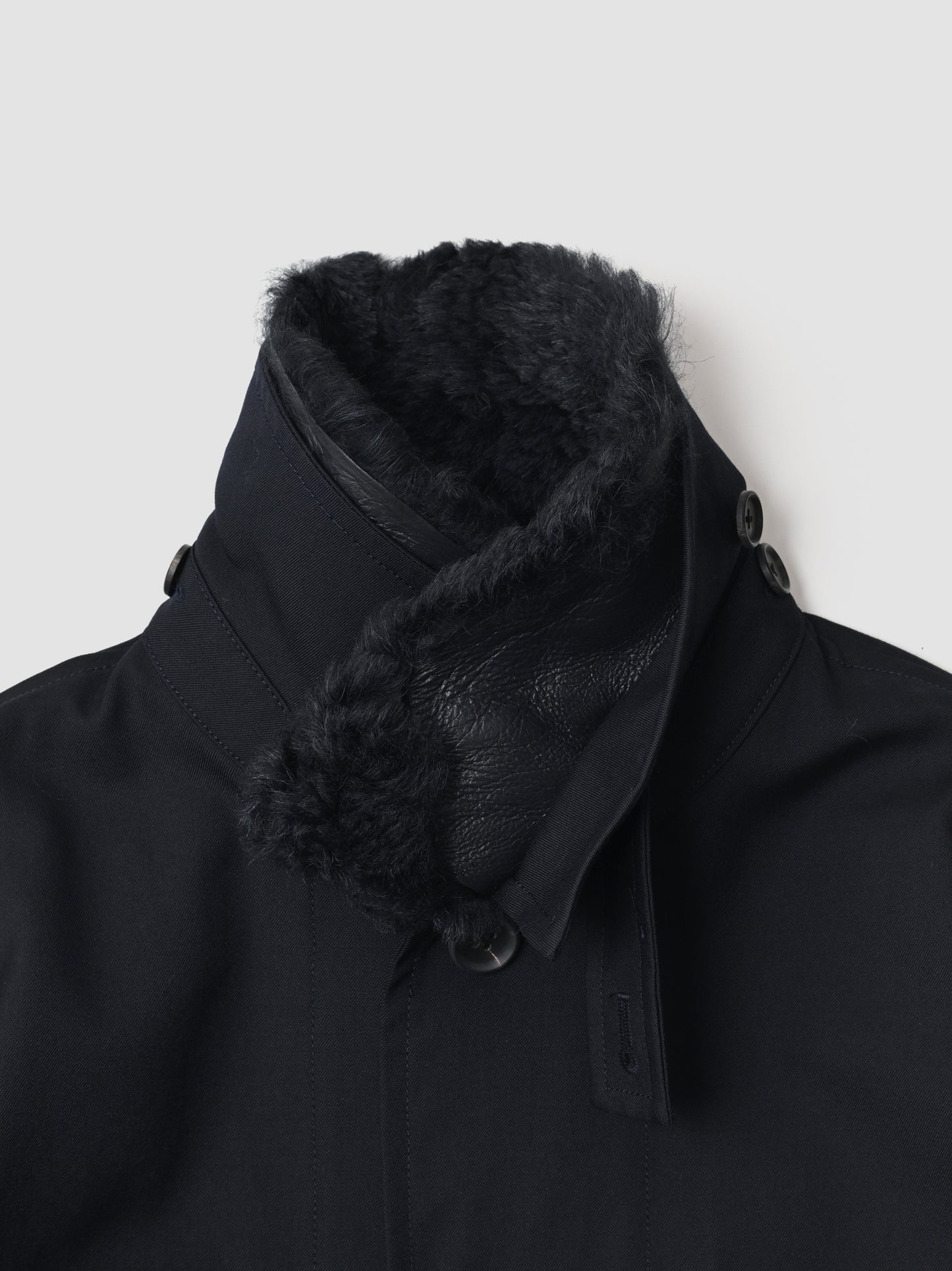POSTELEGANT / Wool Blouson -NAVY