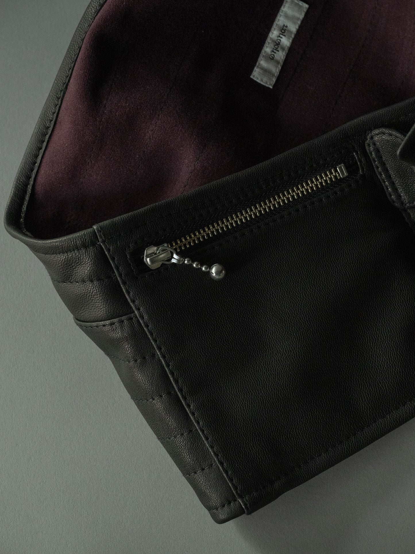 WHOWHAT / ROCKERS CORSET BELT -BLACK×BORDEAUX