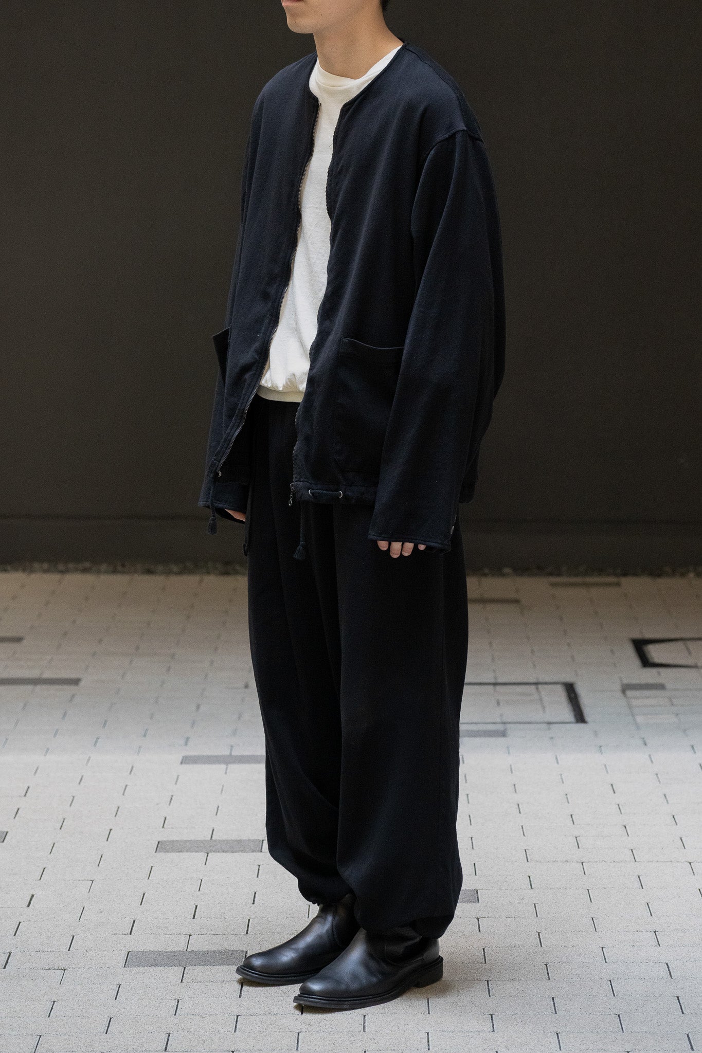 barbell object / nc jkt -BLACK