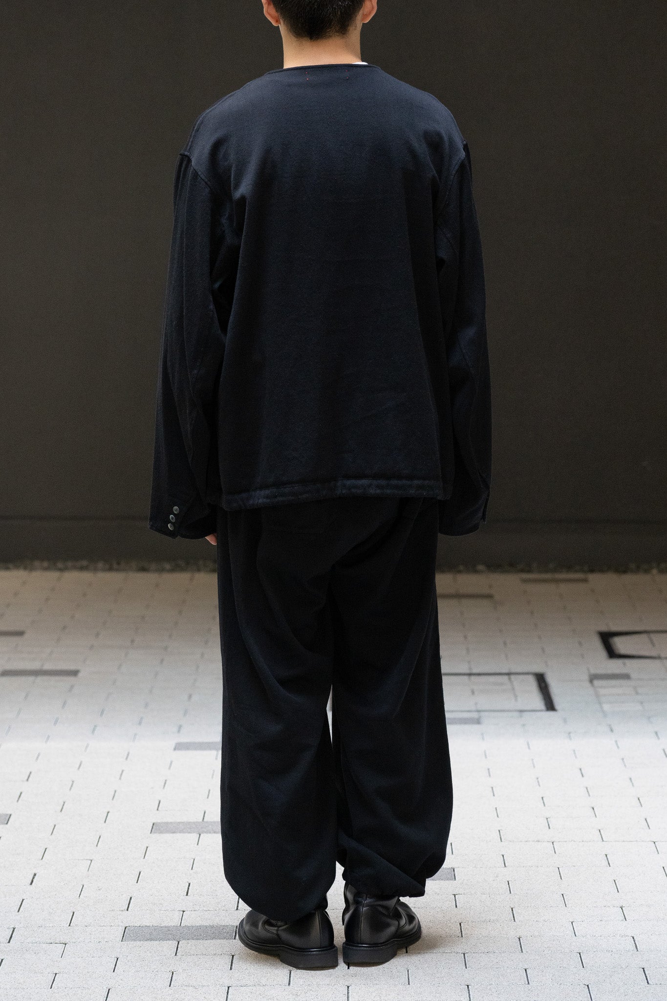 barbell object / nc jkt -BLACK