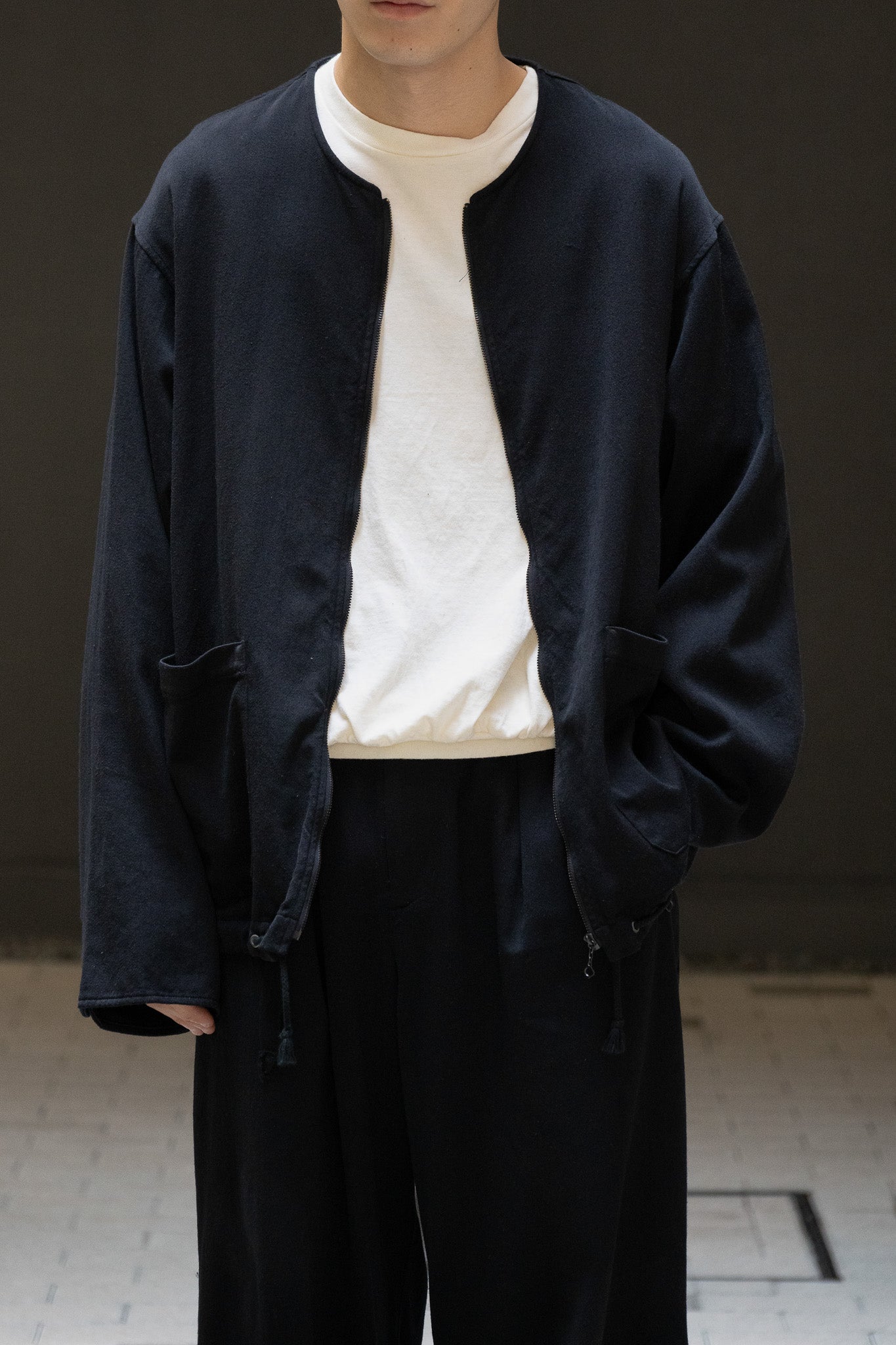 barbell object / nc jkt -BLACK