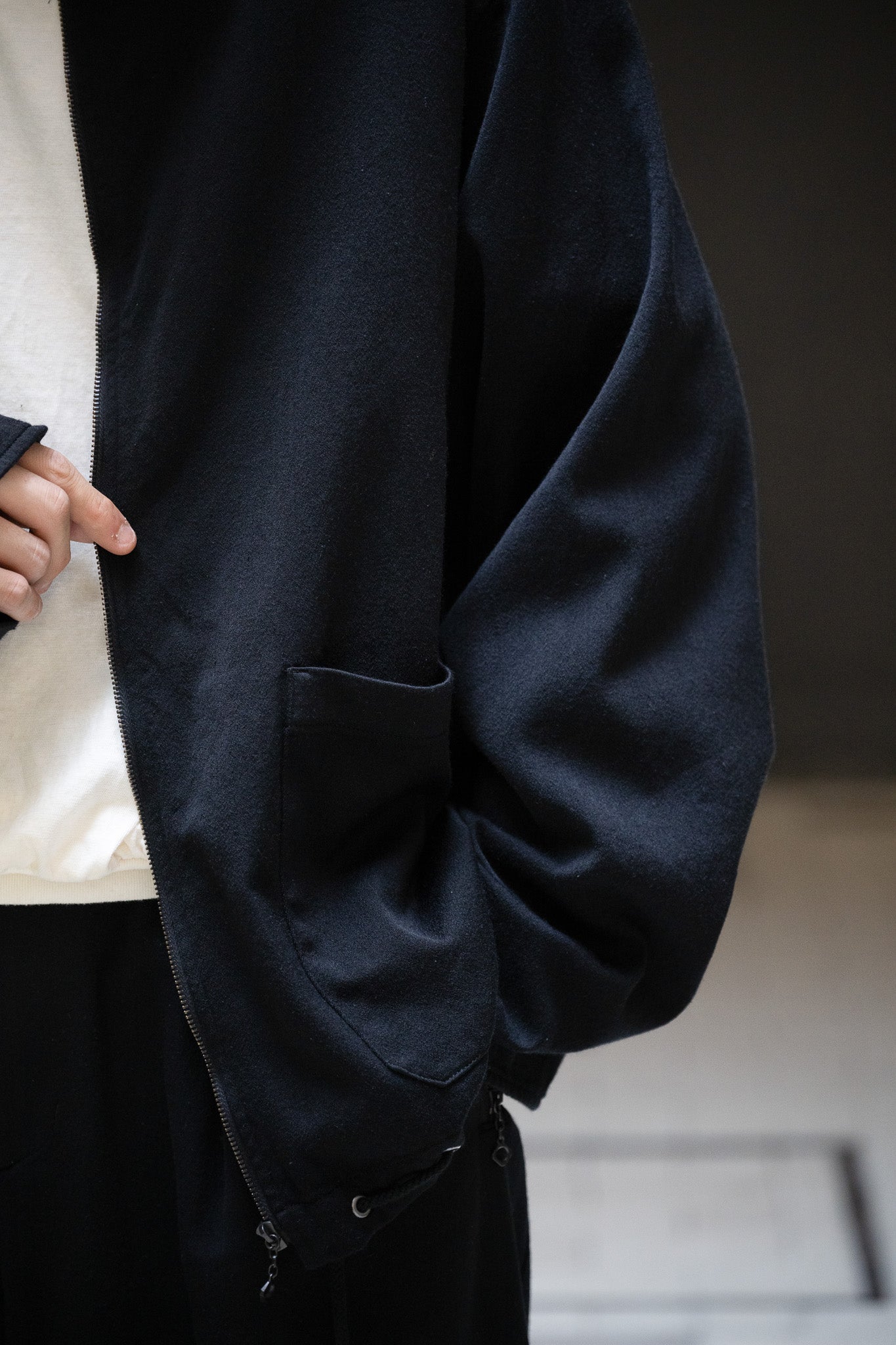 barbell object / nc jkt -BLACK