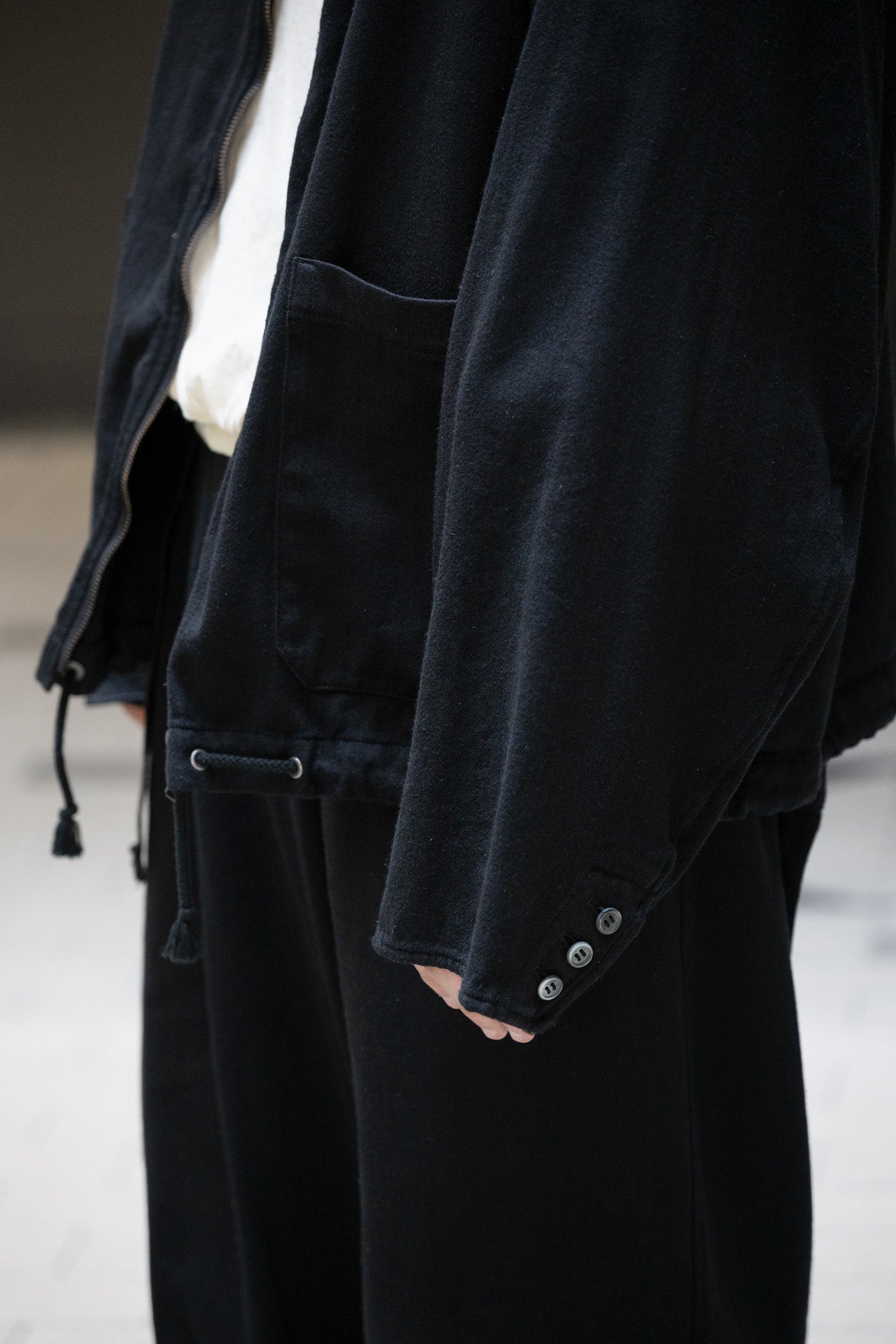 barbell object / nc jkt -BLACK