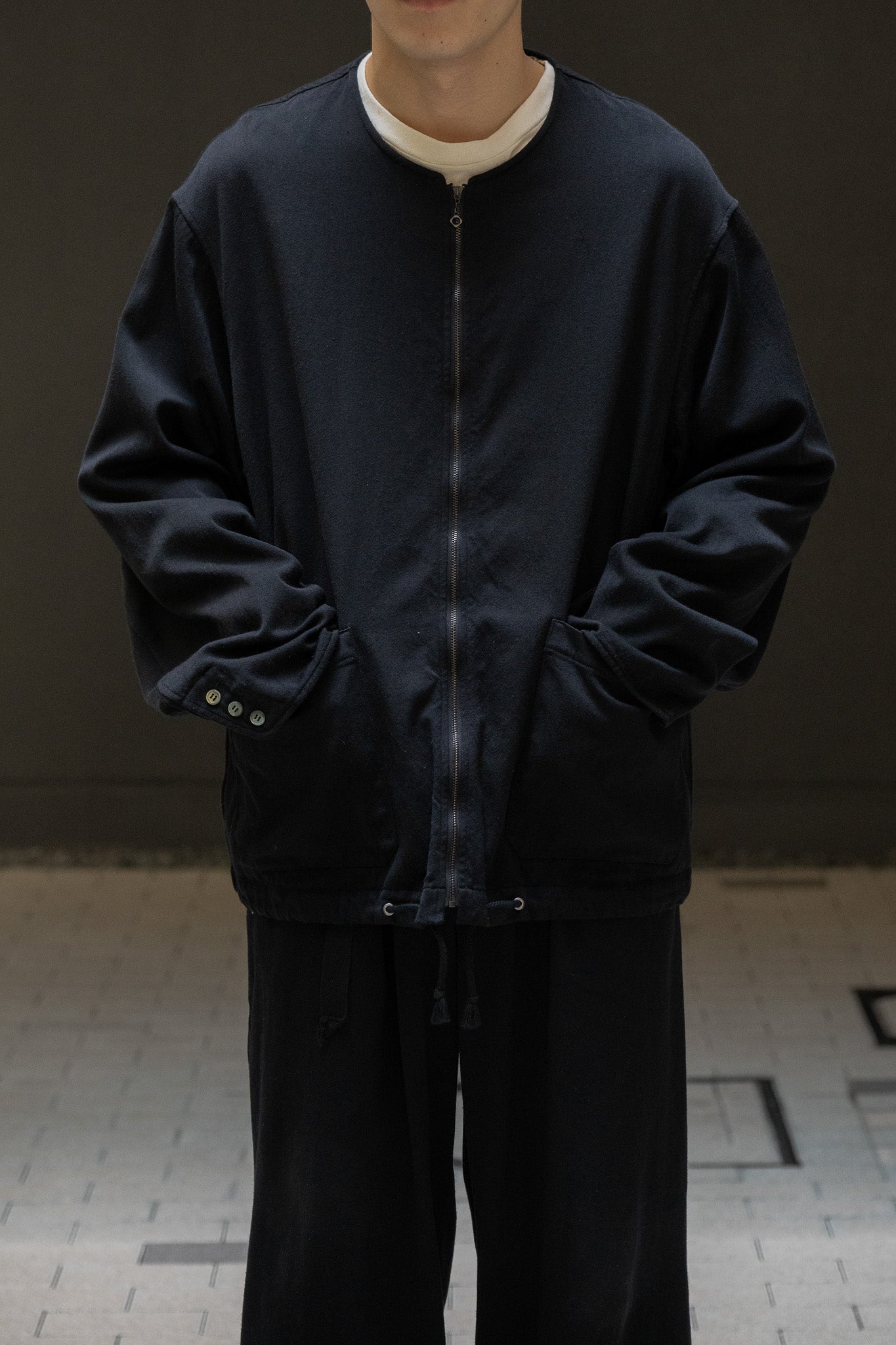 barbell object / nc jkt -BLACK