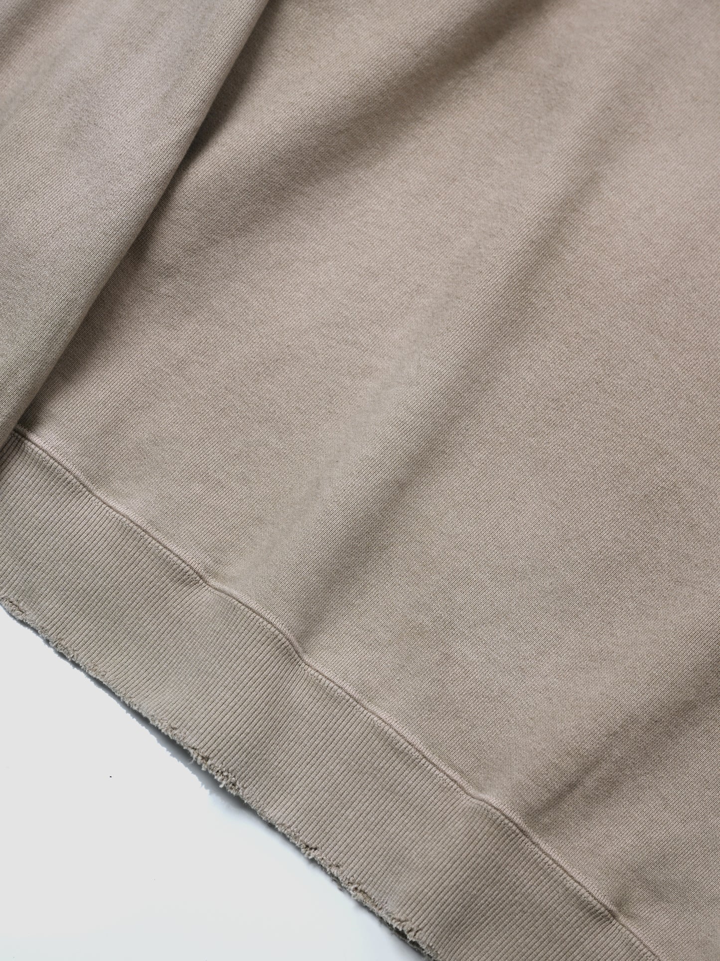 ANCELLM / UNEVENNESS SWEAT SHIRT -SAND
