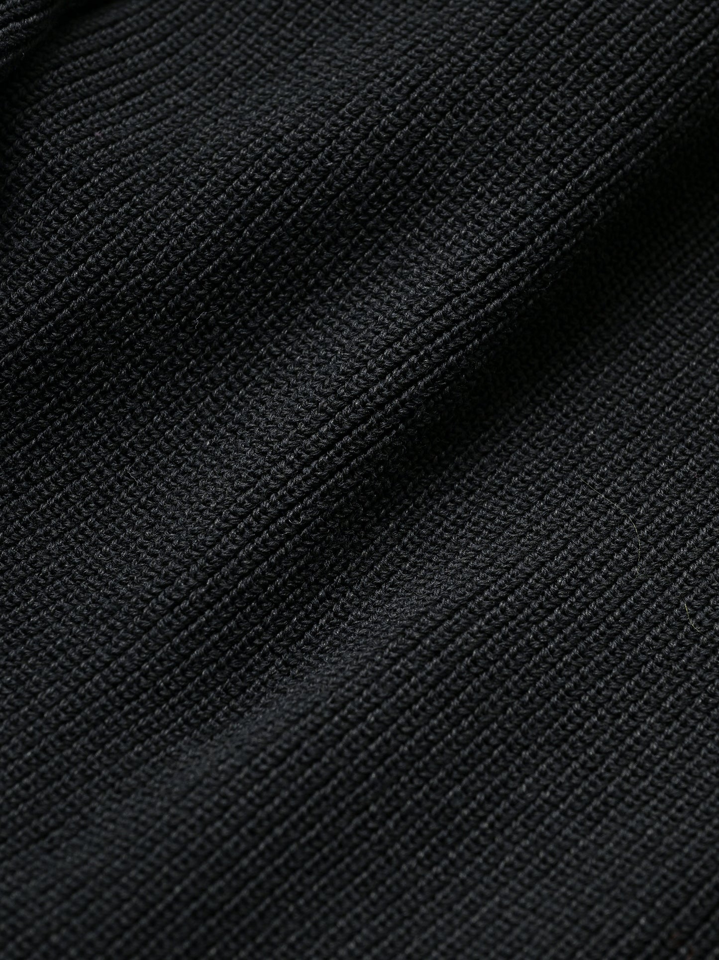 Antwort / DROP KNIT CARDIGAN -BLACK