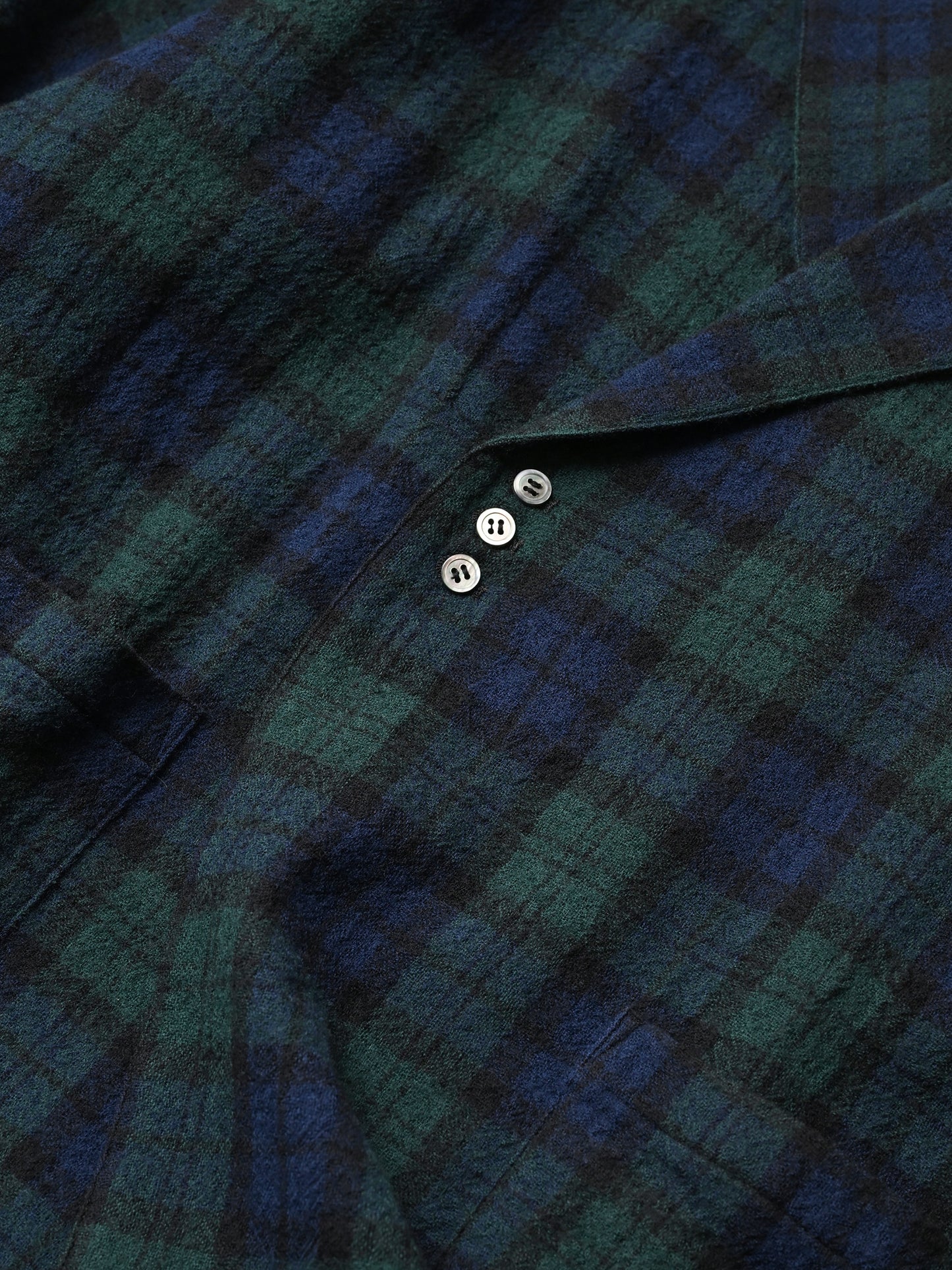 barbell object / wool coat -CHECK