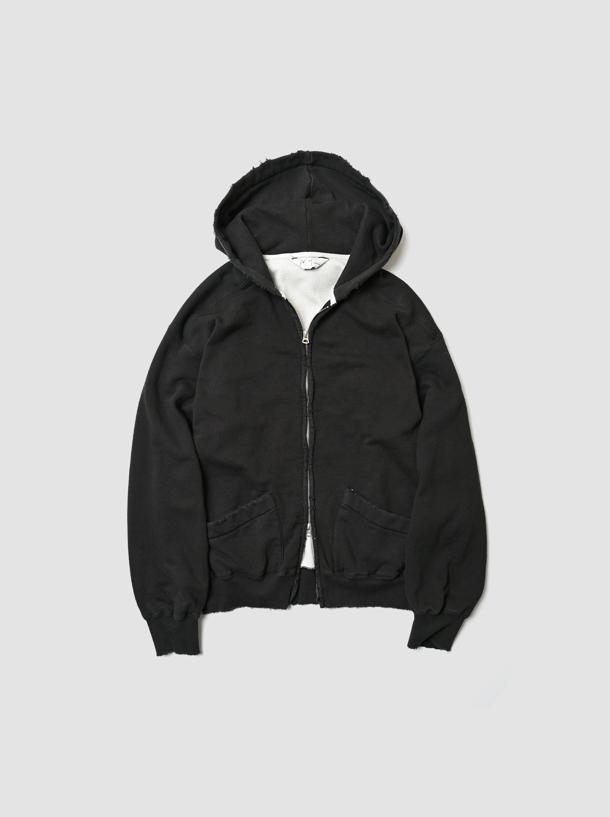 ANCELLM ZIPUP HOODIE BLACK ジップアップフーディー　1 ANCELLM / ZIP UP HOODIE -BLACK