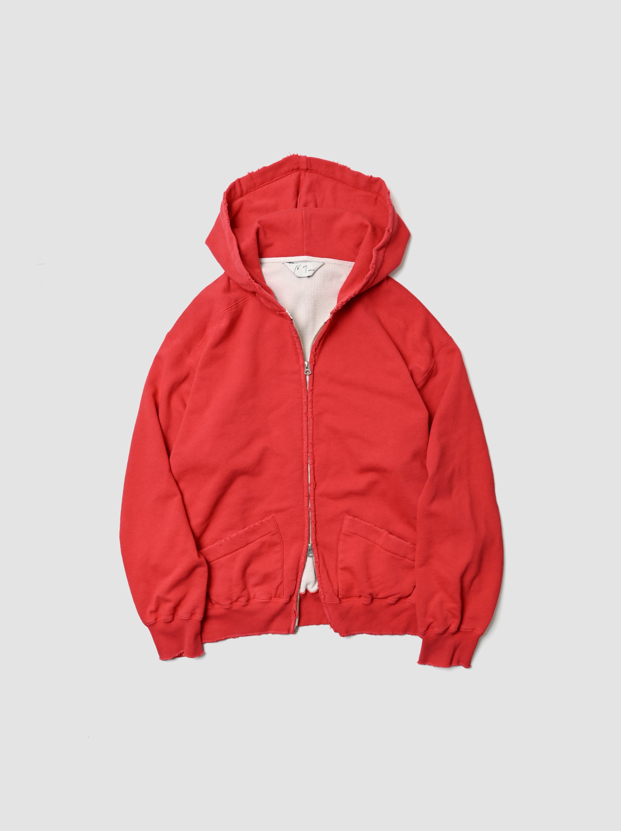 ANCELLM / ZIP UP HOODIE -RED