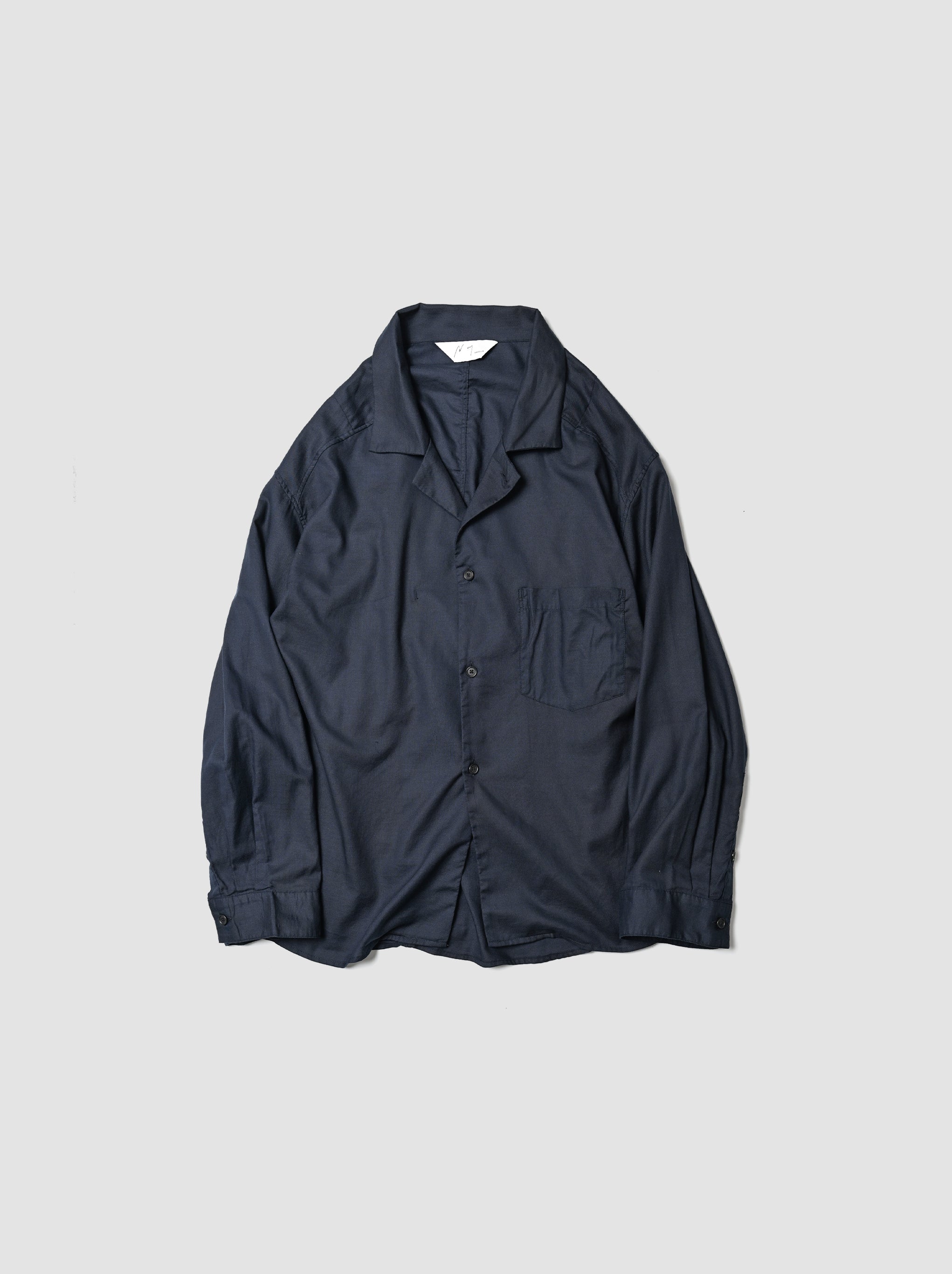 ANCELLM / C/S TAILORED SHIRT -NAVY – and father