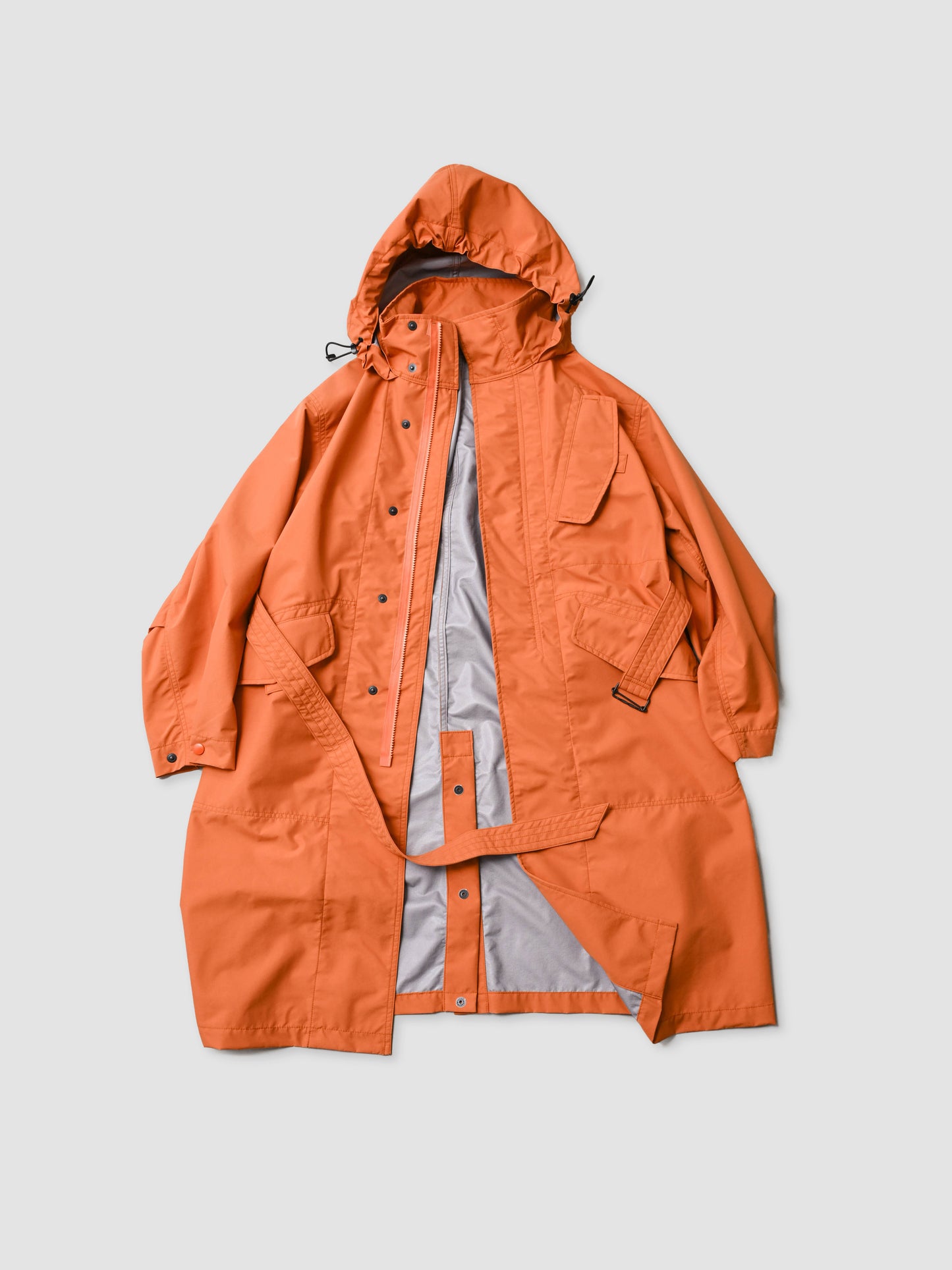 WHOWHAT / WEATHER PROOF COAT -ORANGE