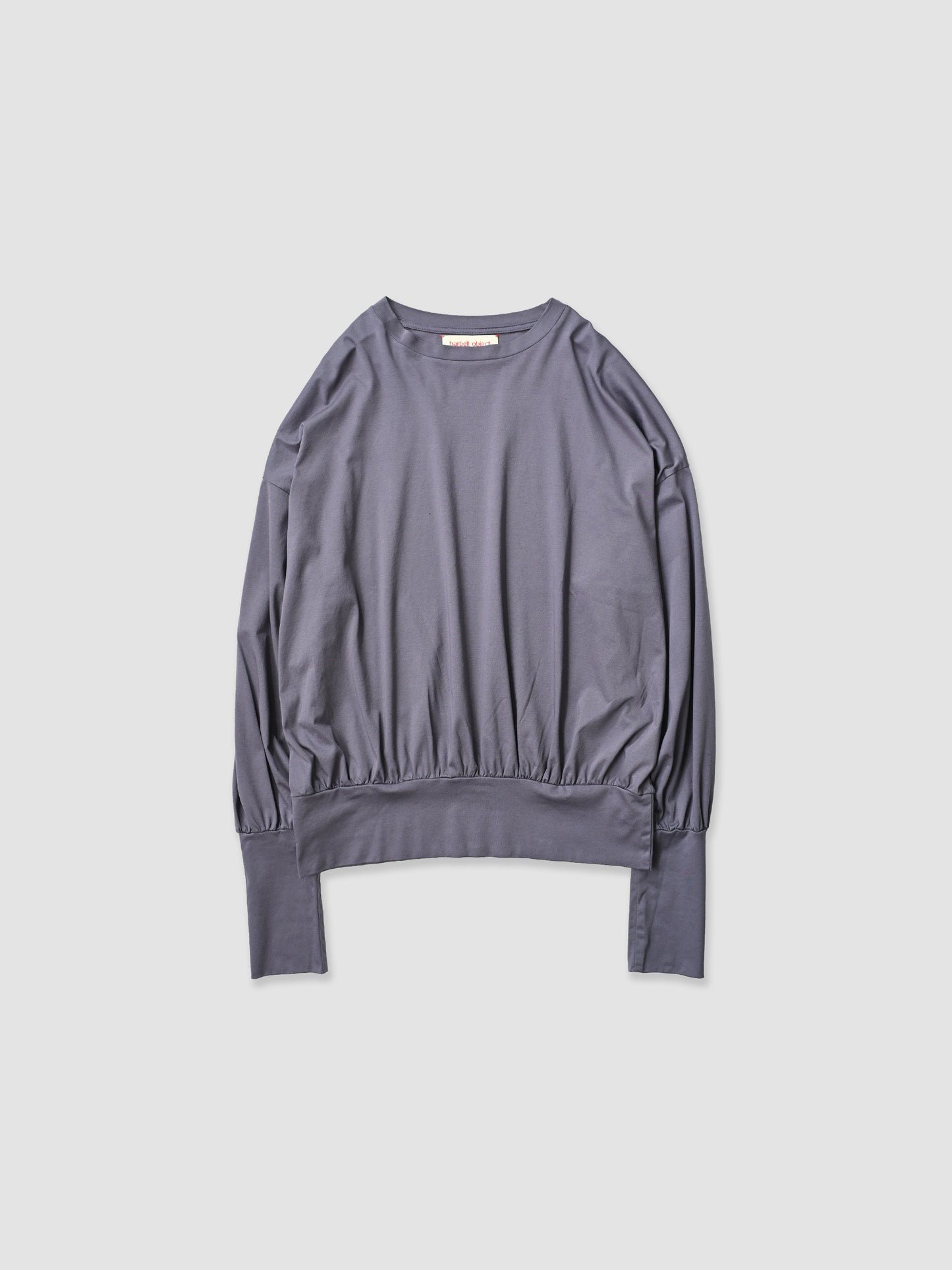 barbell object / l/s top -FADE PURPLE