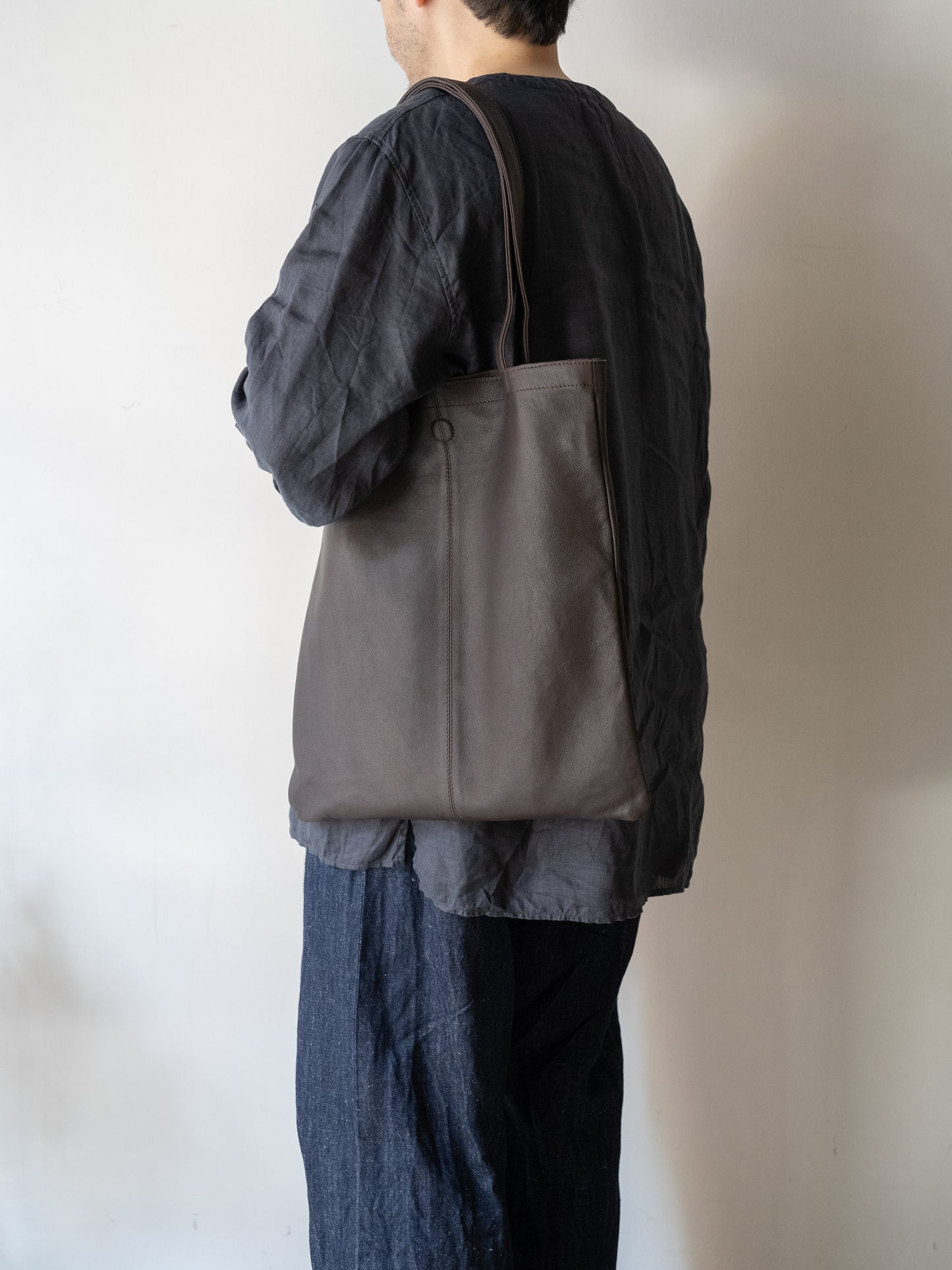 Morphée / FLAT TOTE -DARK CHOCO