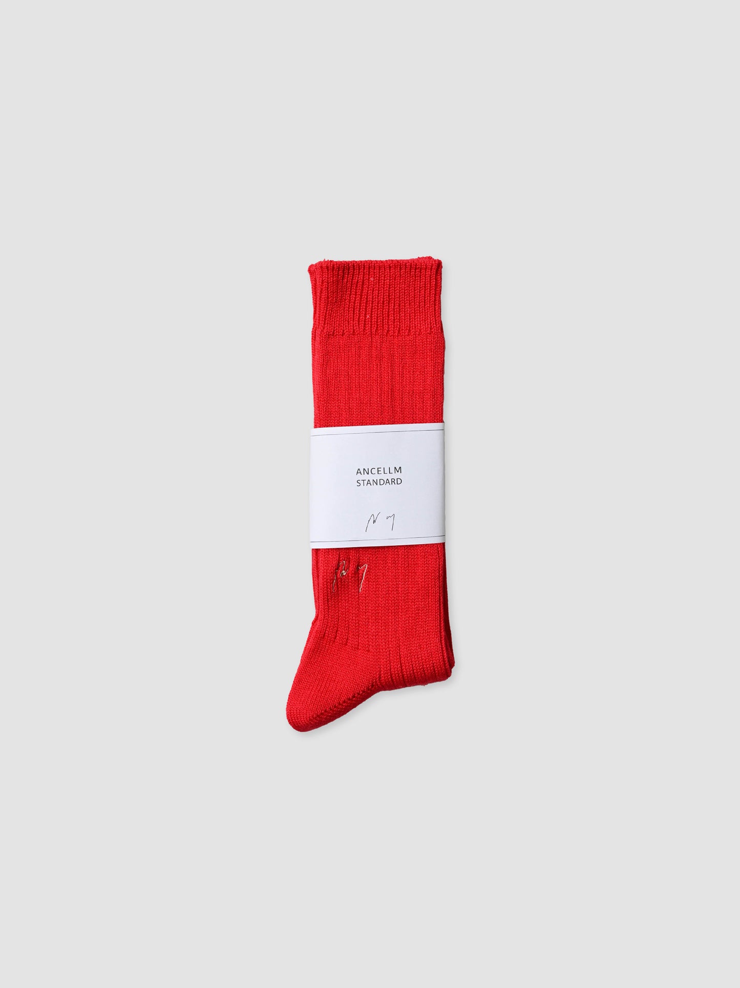 ANCELLM / LOOSE SOCKS -RED