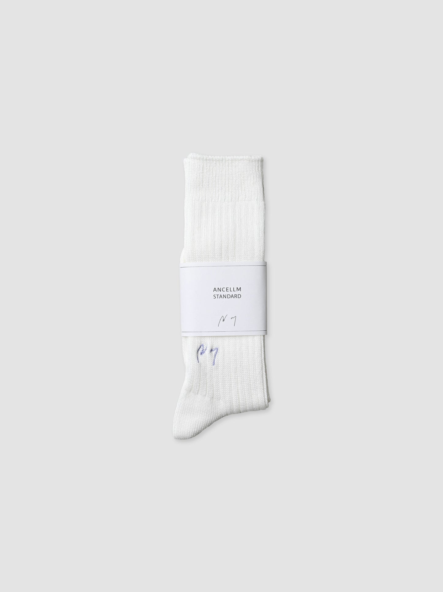 ANCELLM / LOOSE SOCKS -WHITE