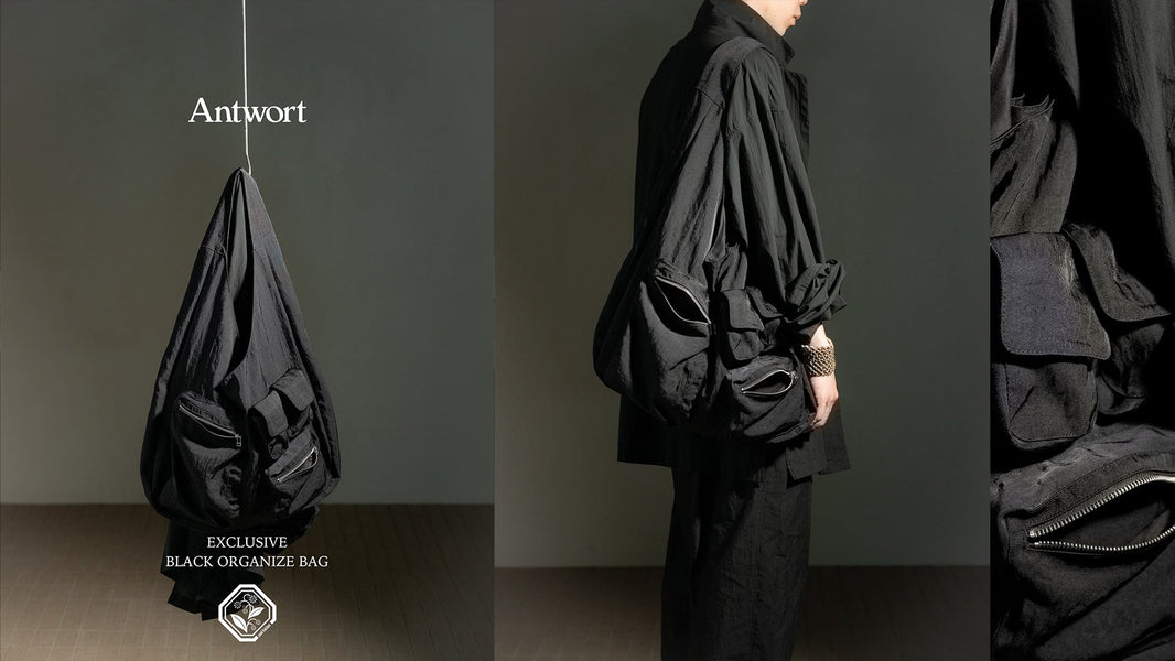 Antwort × and father "BLACK ORGANIZE BAG"