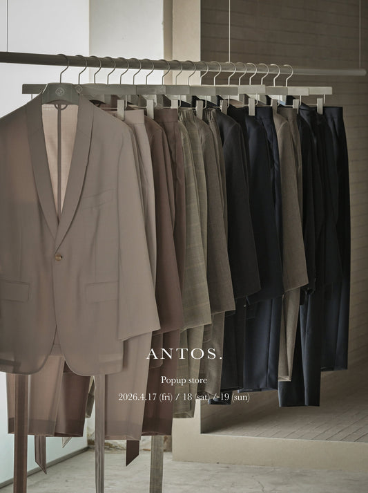 ANTOS. Popup store 開催のお知らせ