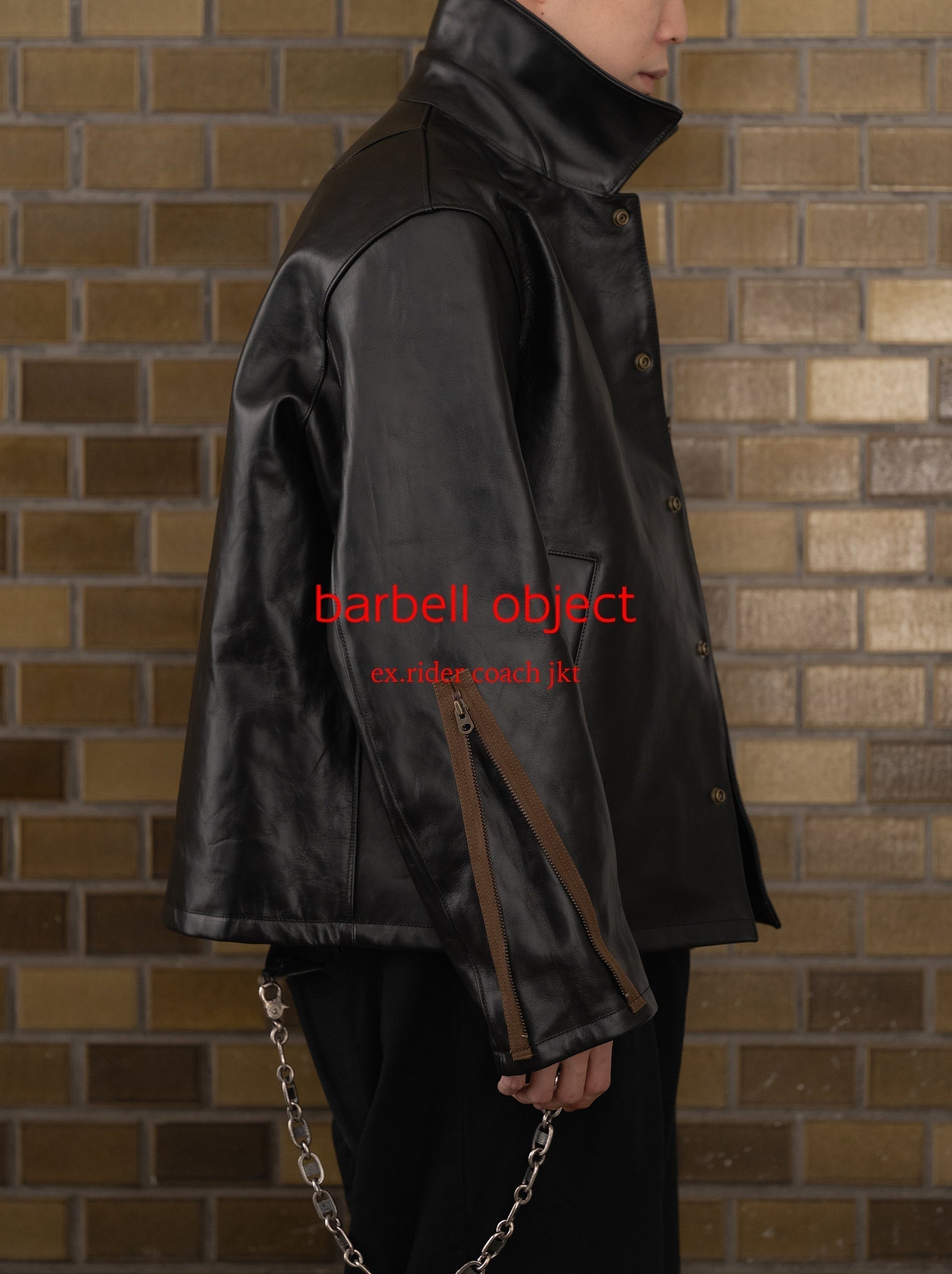 barbell object ex.rider coach jkt 発売