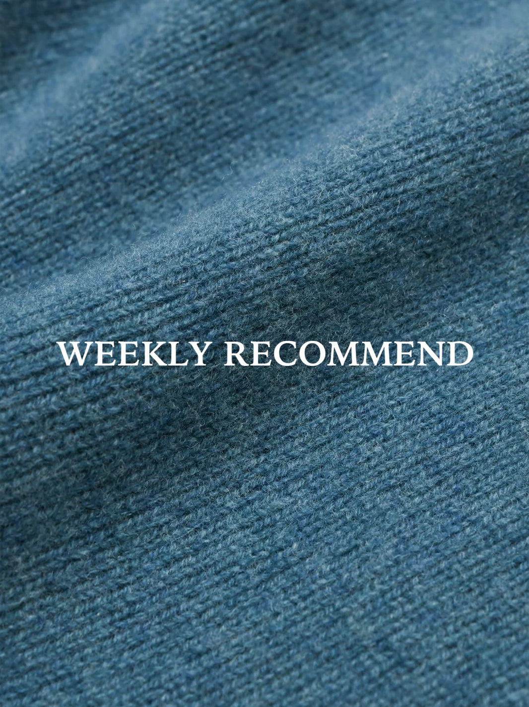 10/20- WEEKLY RECOMMEND