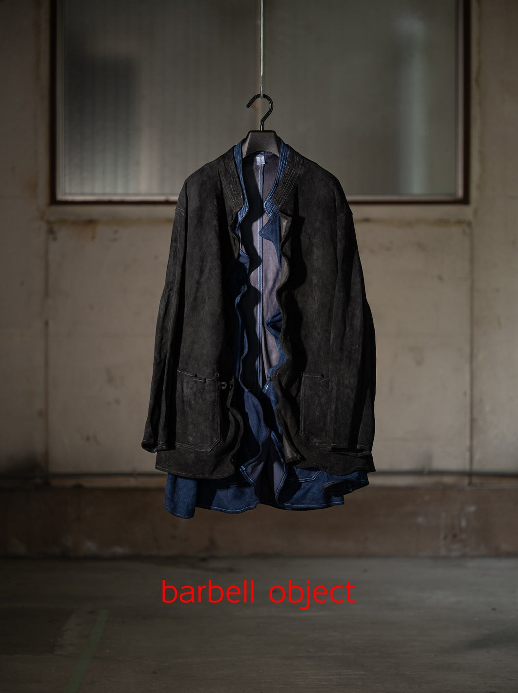 barbell object ex. "dyed leather jkt"